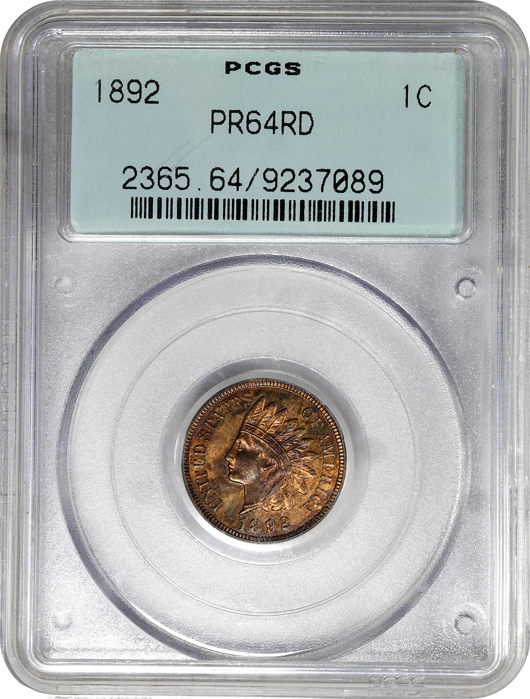 1892 1c PR RD PR64 RD thumbnail 4