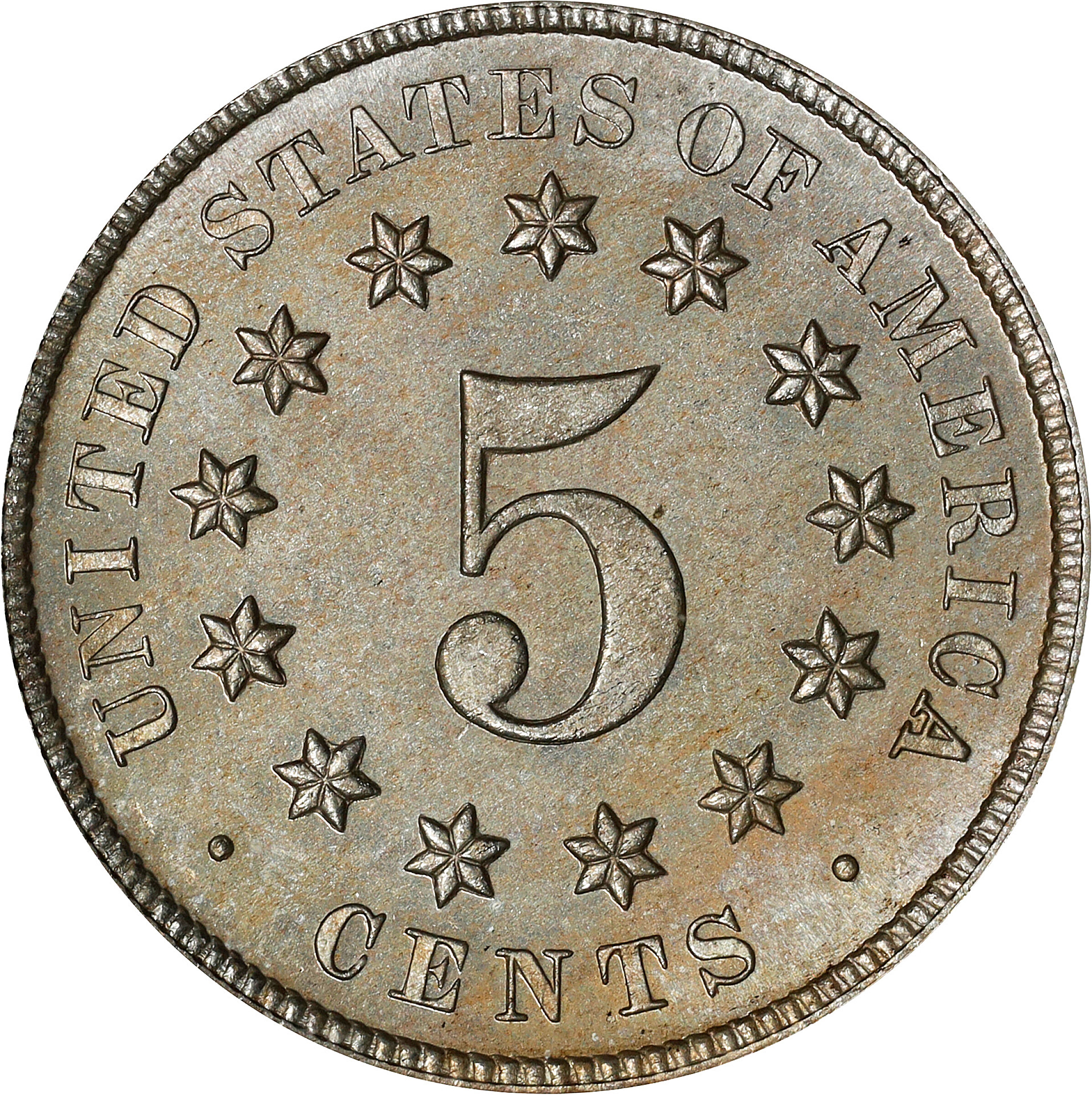 1877 5c PR66 thumbnail 2