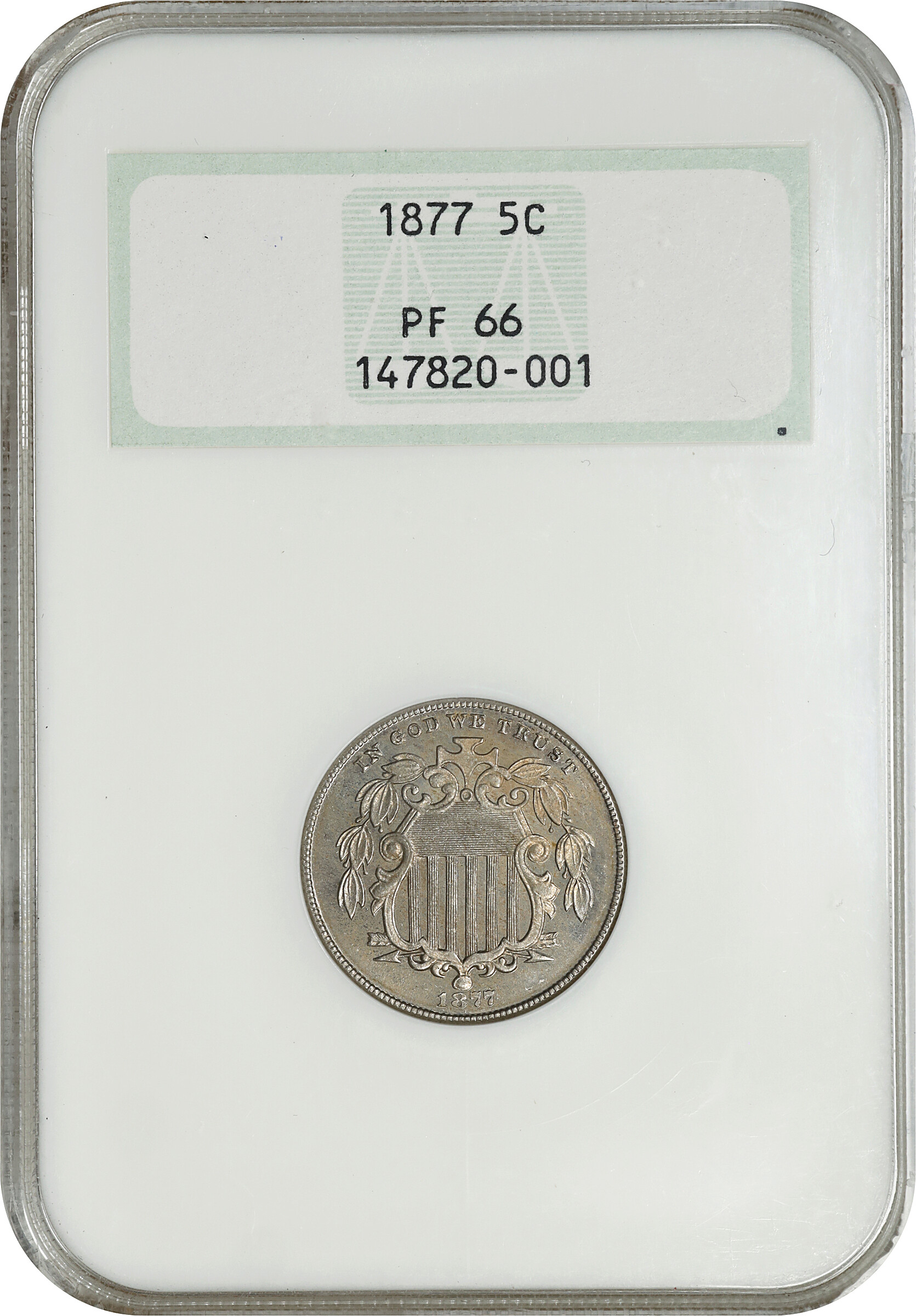 1877 5c PR66 thumbnail 3