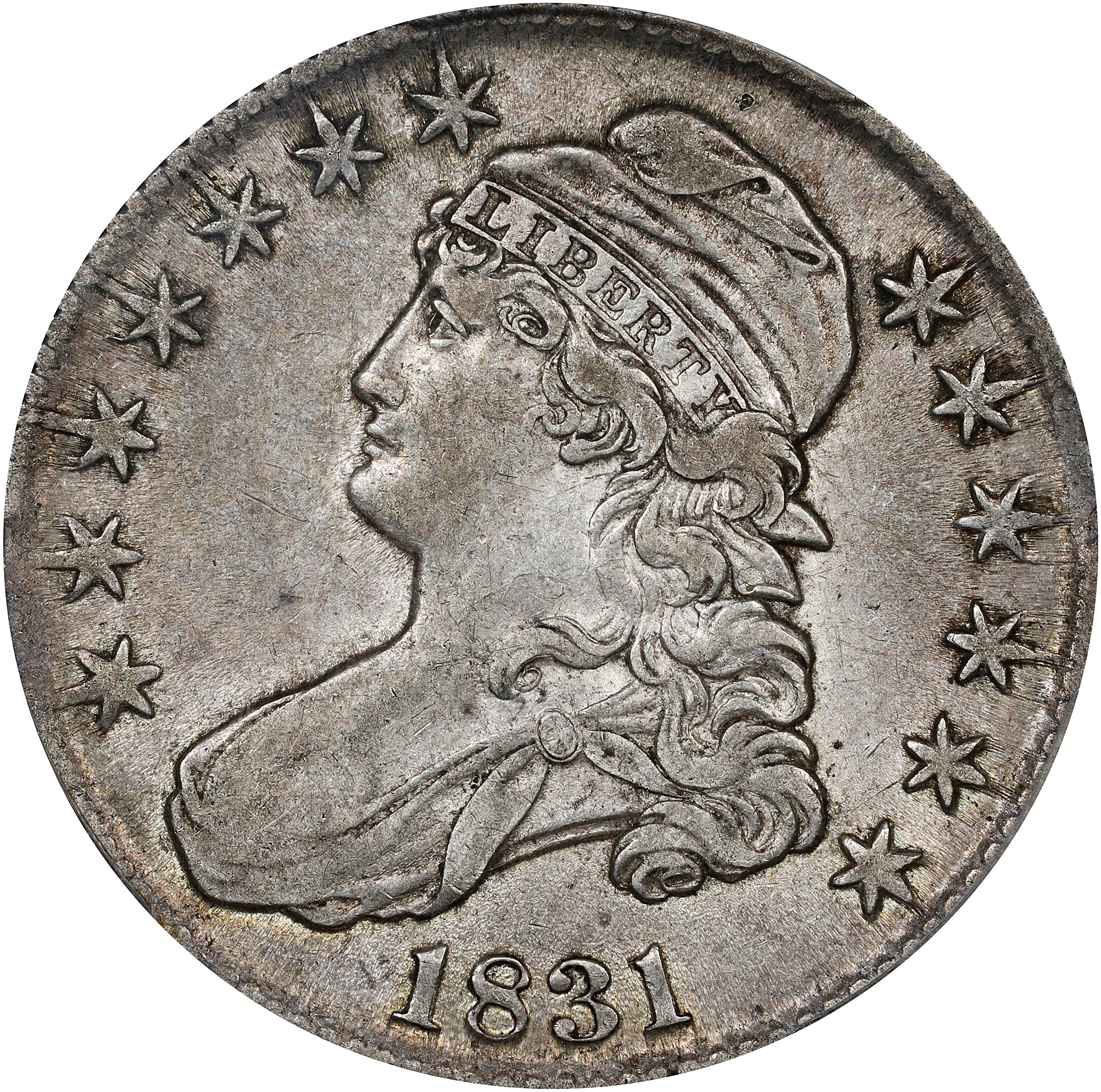 1831 Capped Bust Half Dollar. O-102. EF-45 (PCGS).