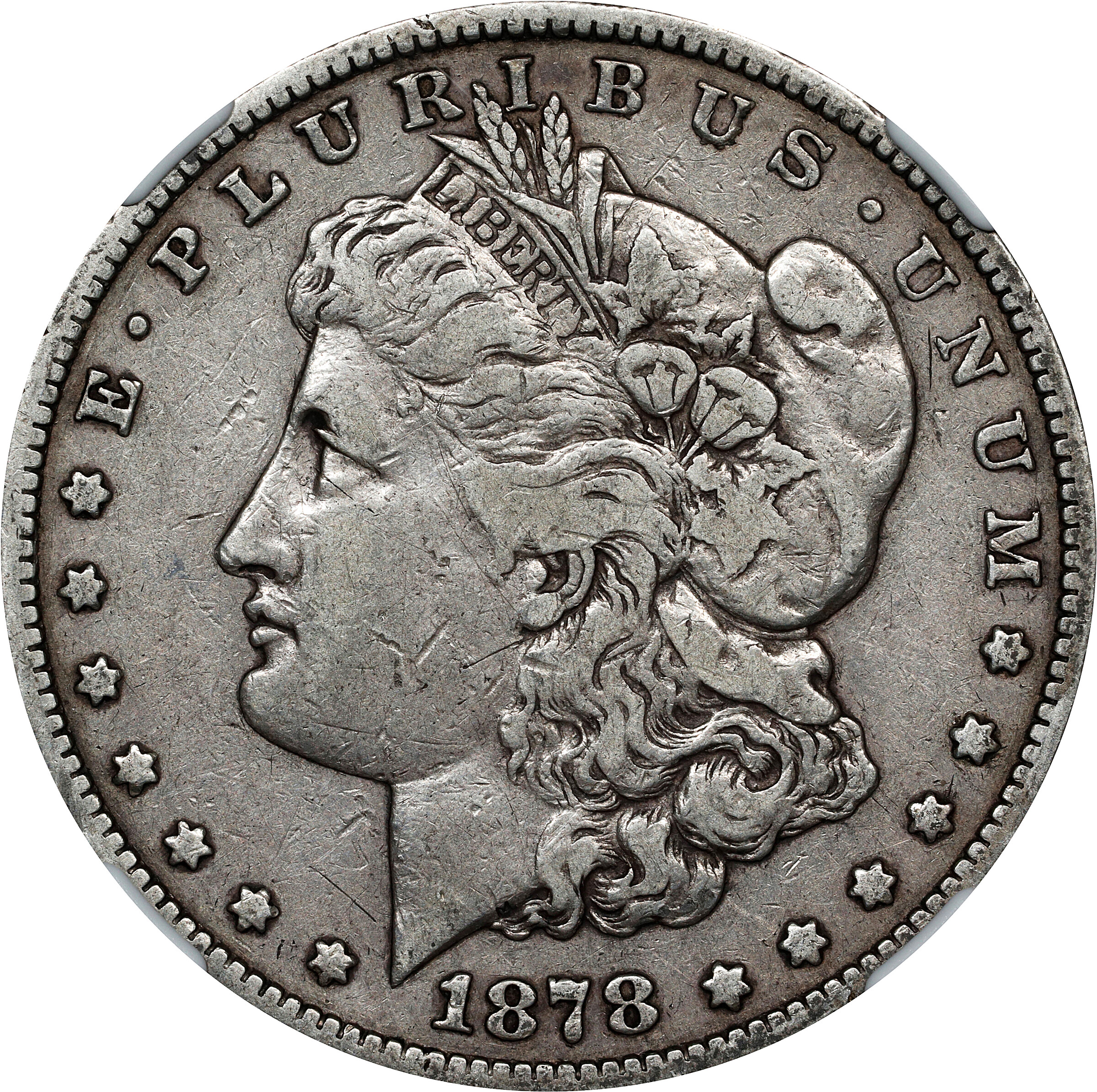 1878-S Morgan Silver Dollar. VAM-26. Top 100 Variety. Long Knock. VF-25 (NGC).