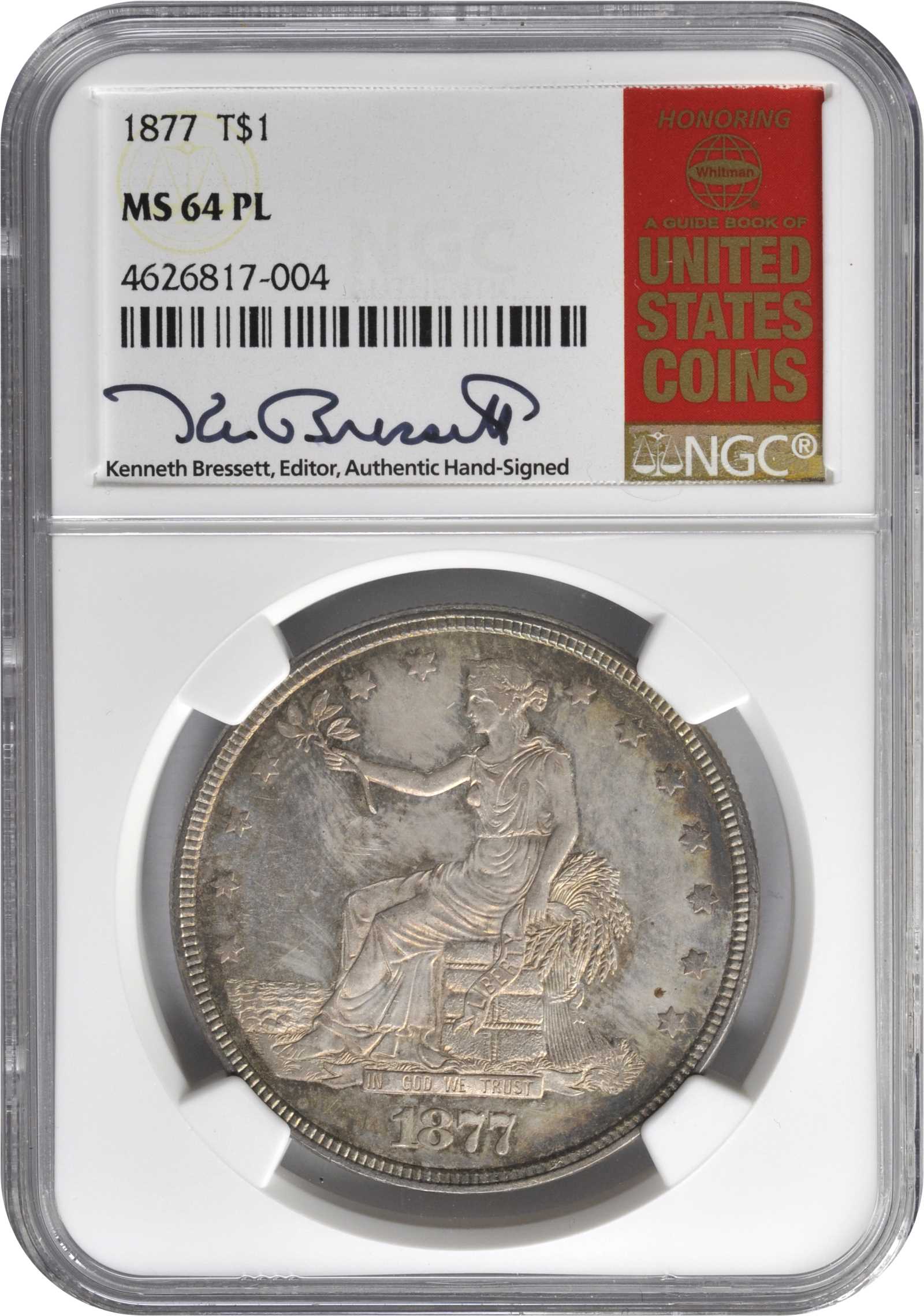 1877 Trade$ MS PL AU58 PL thumbnail 6
