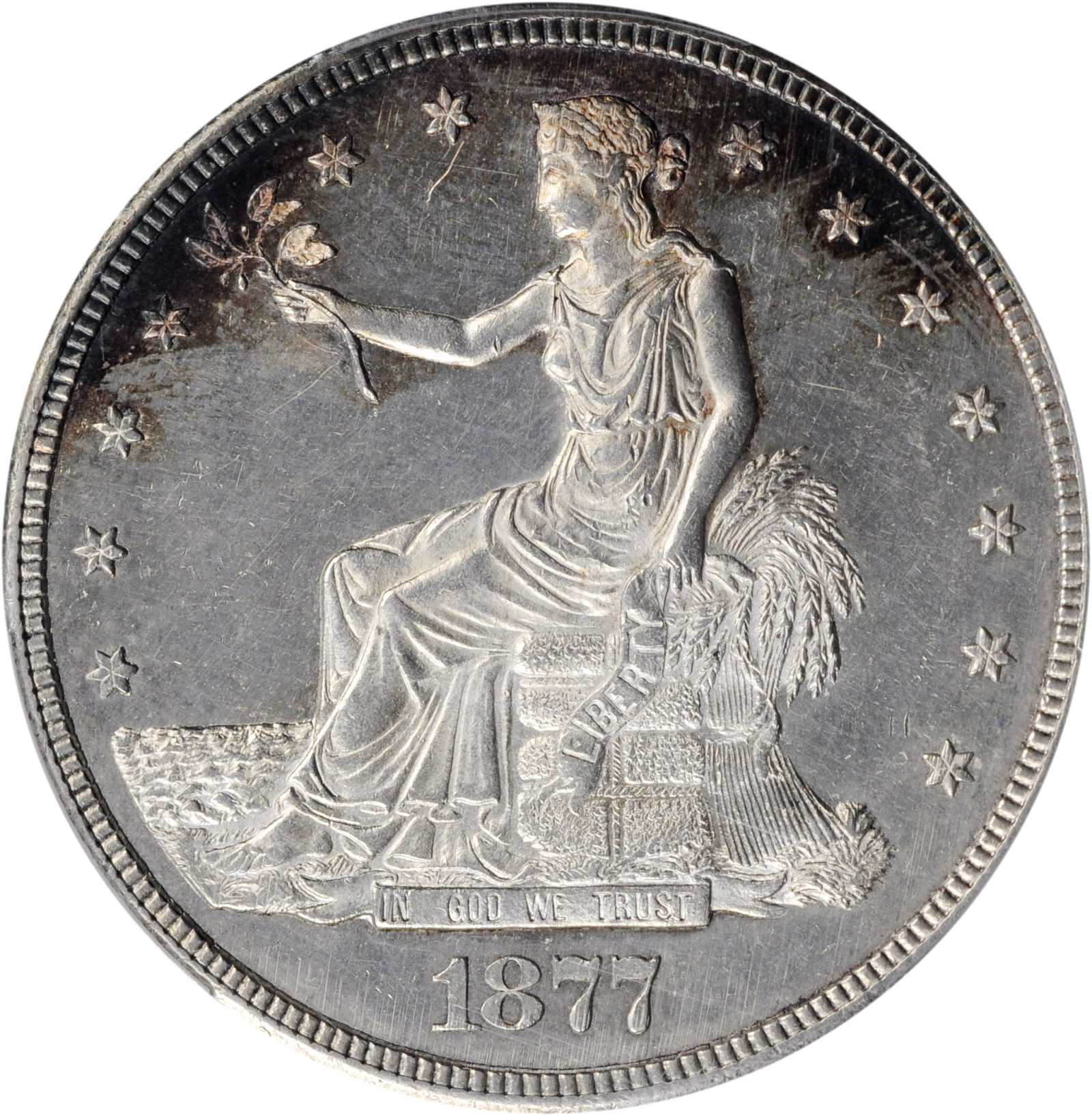 1877-S Trade$ MS PL