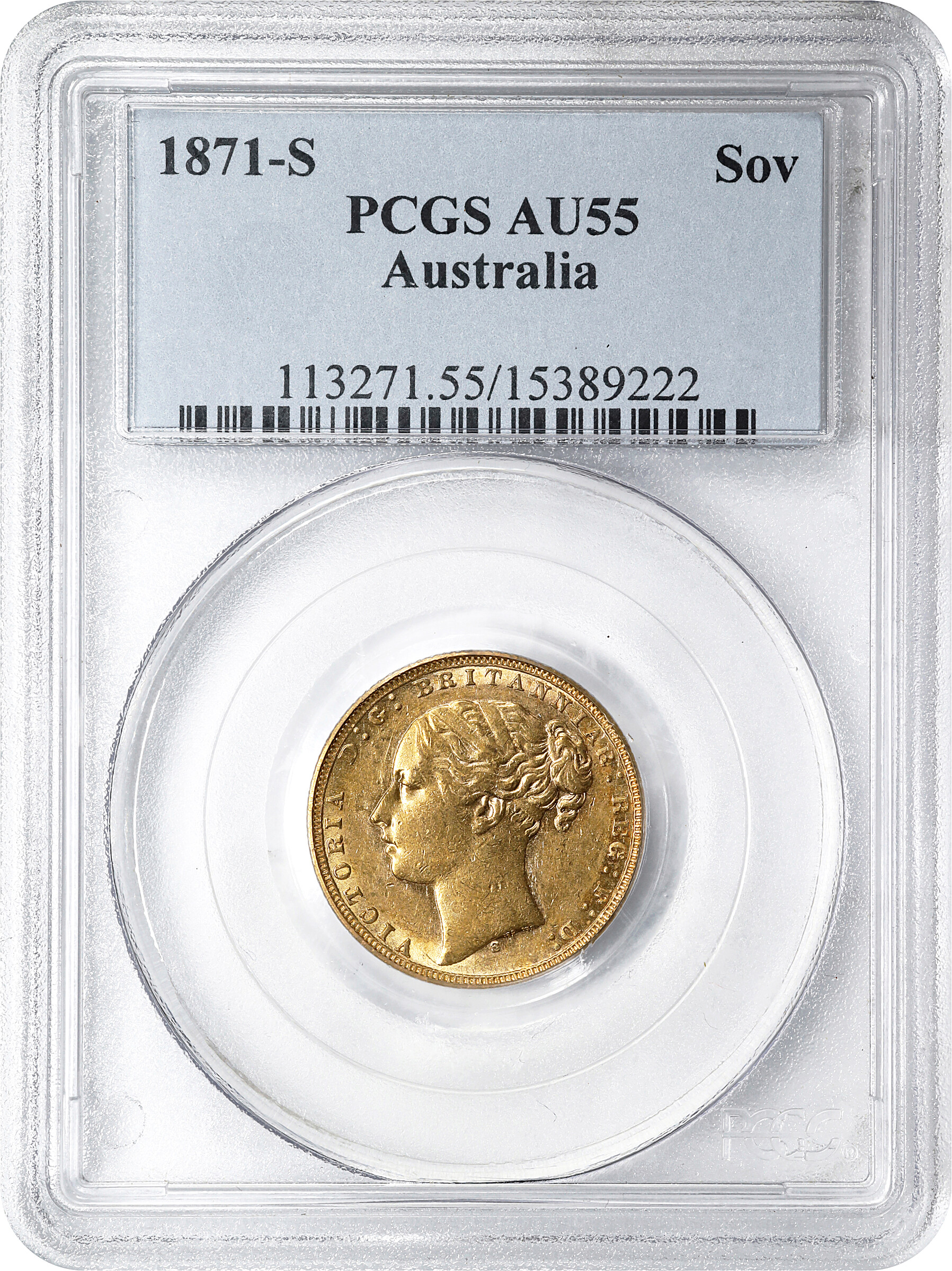Victoria Sov    Gold, 1855-1901 [Type] VF20 thumbnail 13