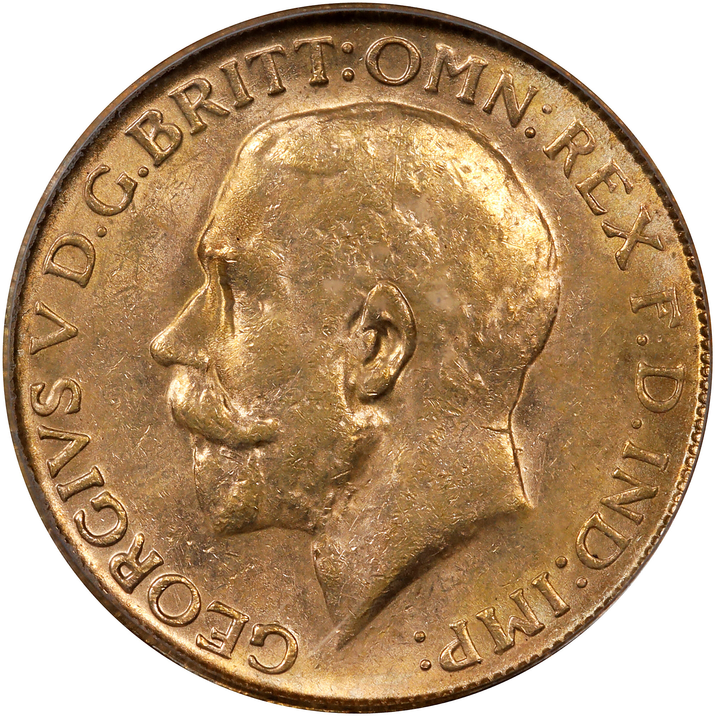 image for: AUSTRALIA. Soveriegn, 1926-P. Perth Mint. George V. PCGS MS-62.