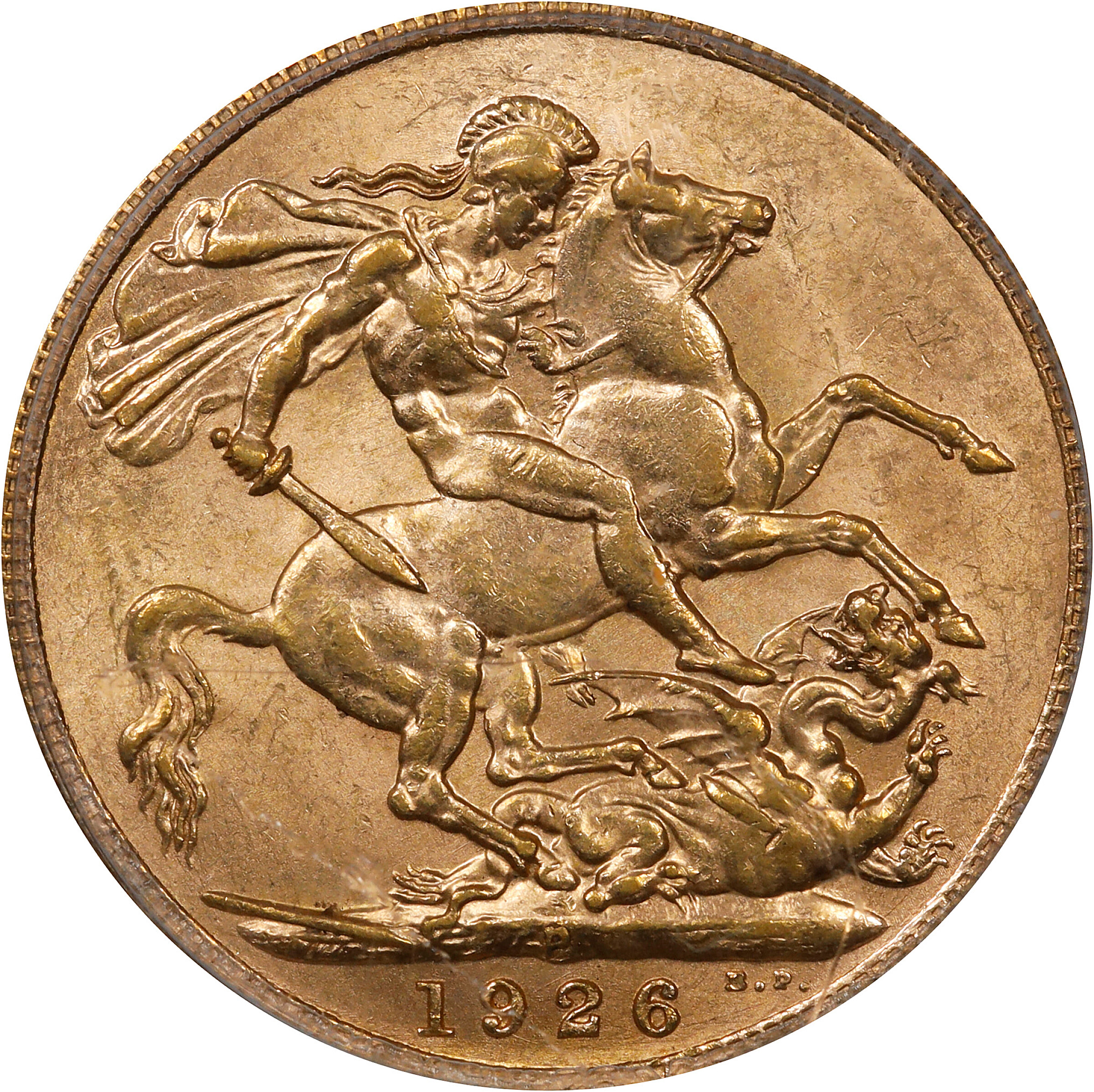 George V Sov    Gold, 1911-1931 MS [Type] (KM #29) MS66 thumbnail 6