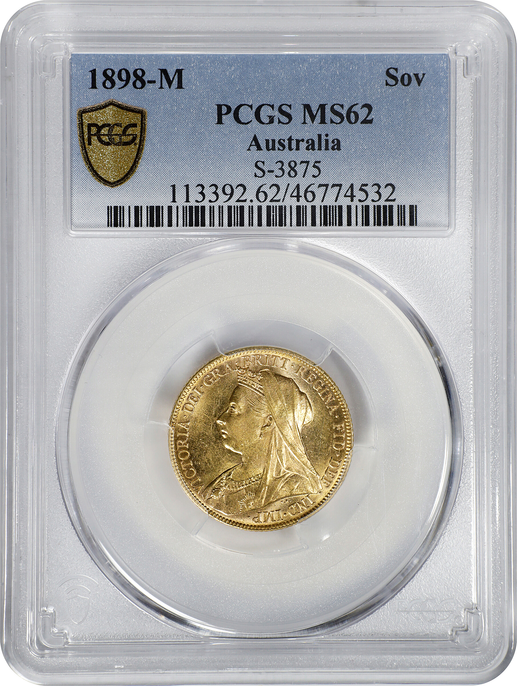 Victoria Sov    Gold, 1855-1901 [Type] MS64 thumbnail 7