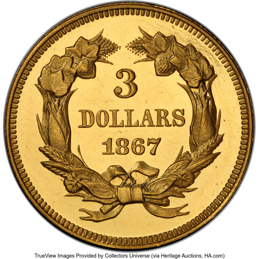 1867 $3  PR DCAM thumbnail 7