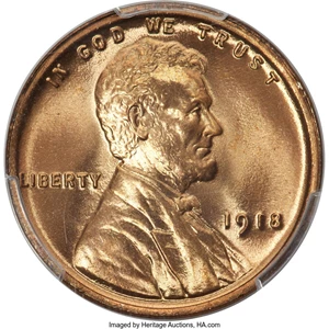 image for: 1918 1C MS68 Red PCGS....