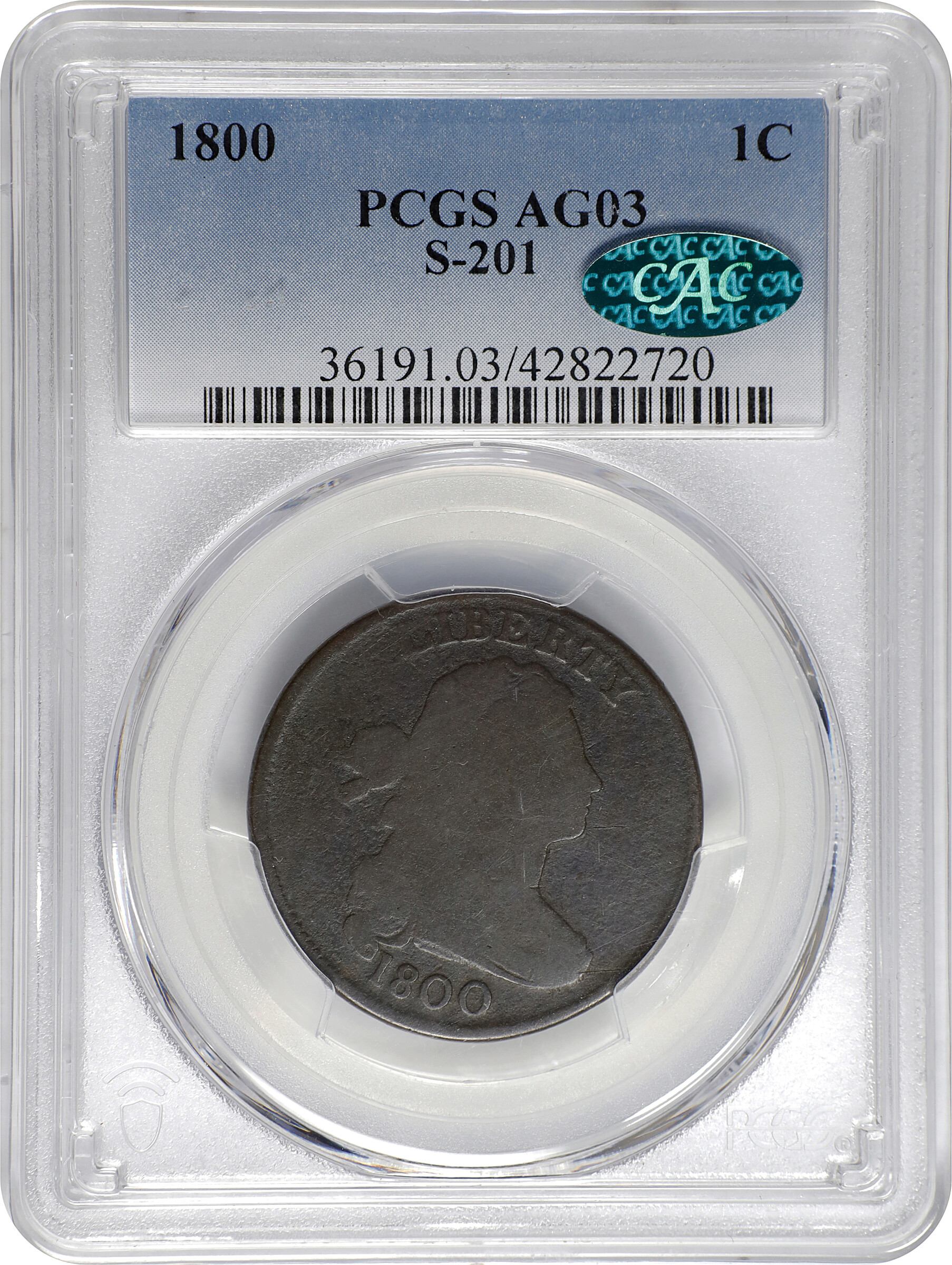 1800 1c Normal Date, S-201 MS BN thumbnail 10