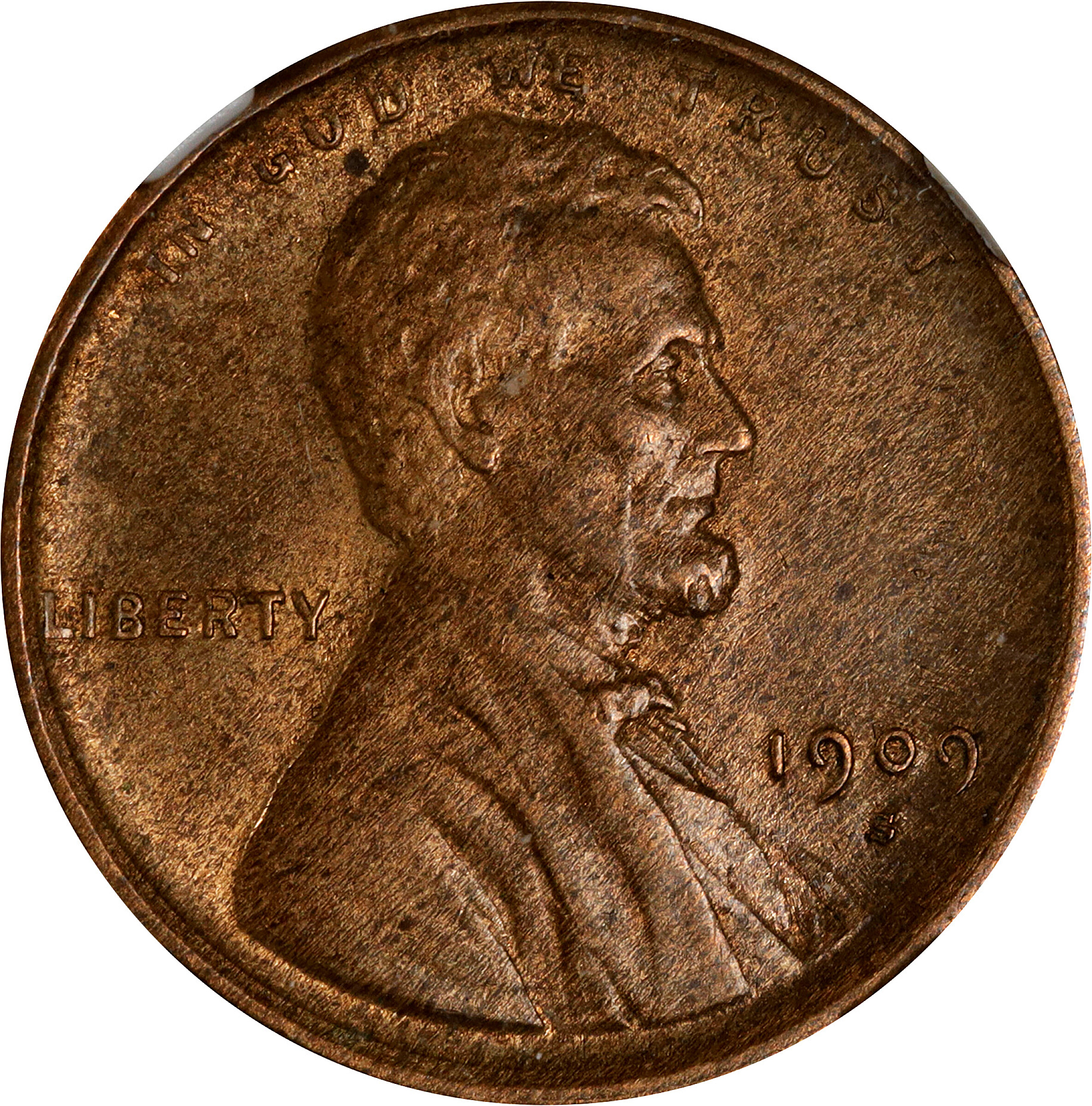 1909-S Lincoln Cent. MS-62 RB (NGC).