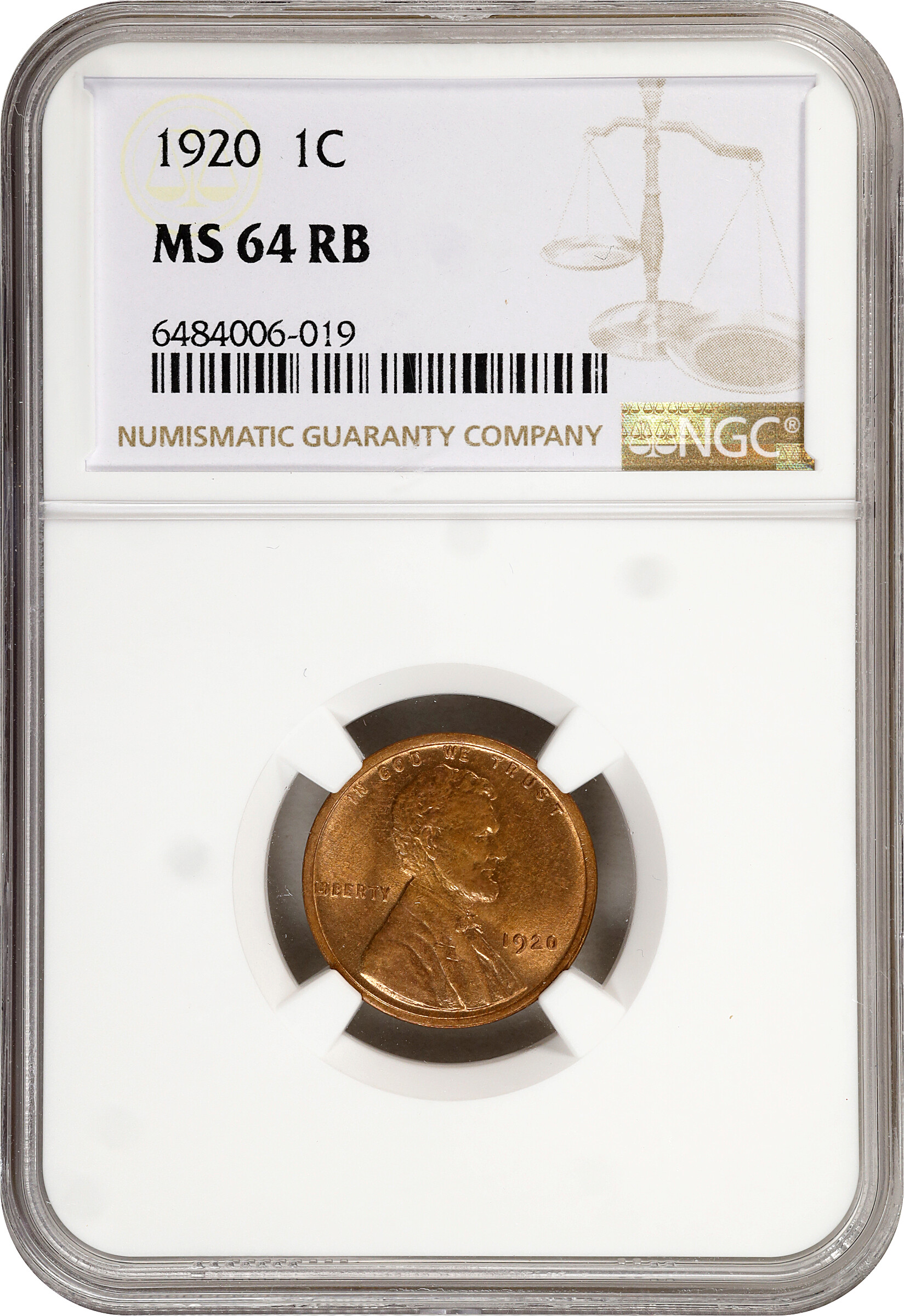 1920 1c MS RB MS64 RB thumbnail 7