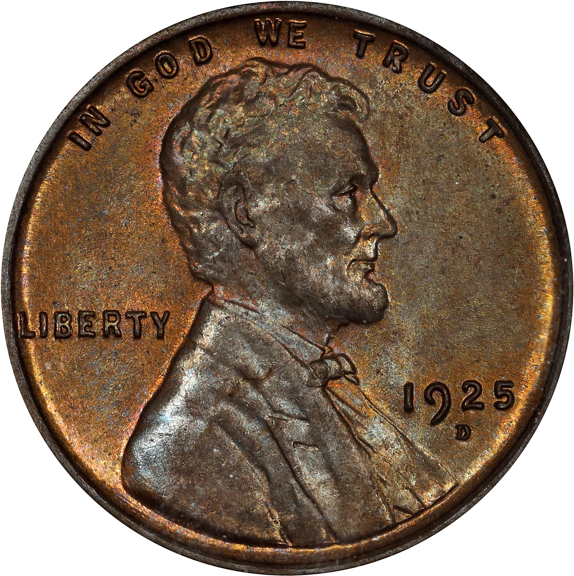 1925-D Lincoln Cent. MS-65 RB (NGC).