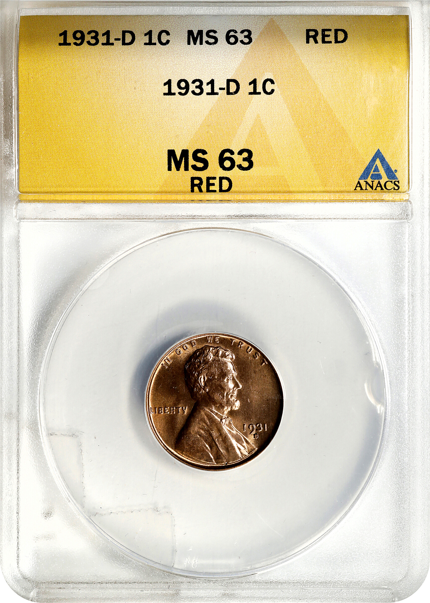1931-D 1c MS RD MS63 RD thumbnail 3