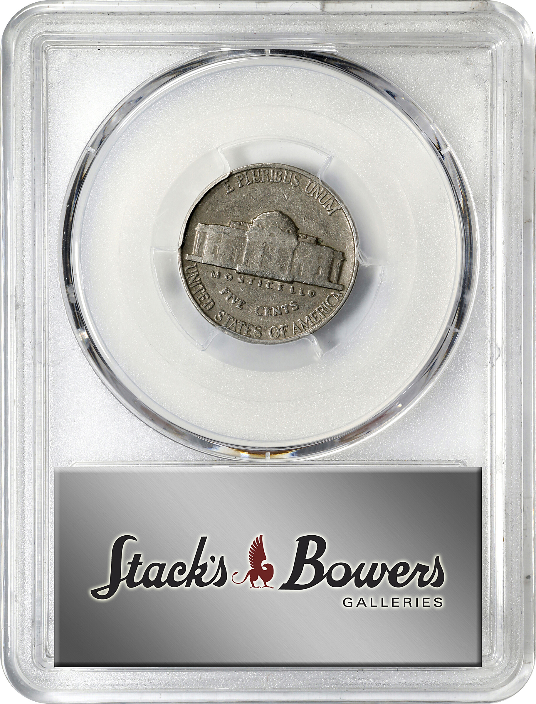 1939 5c Reverse of 1940, Doubled Monticello VF25 thumbnail 4