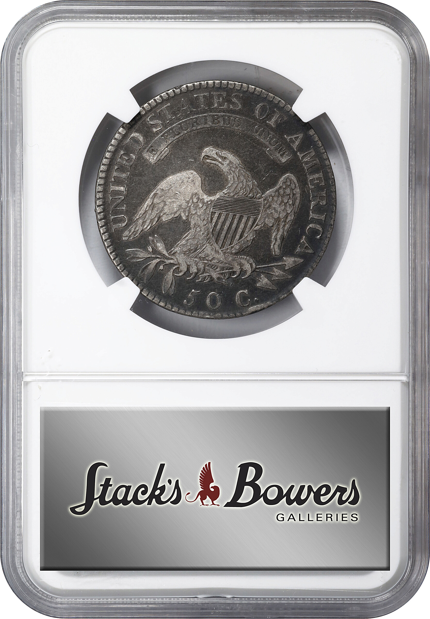 1819/8 50c Small 9 VF25 thumbnail 6