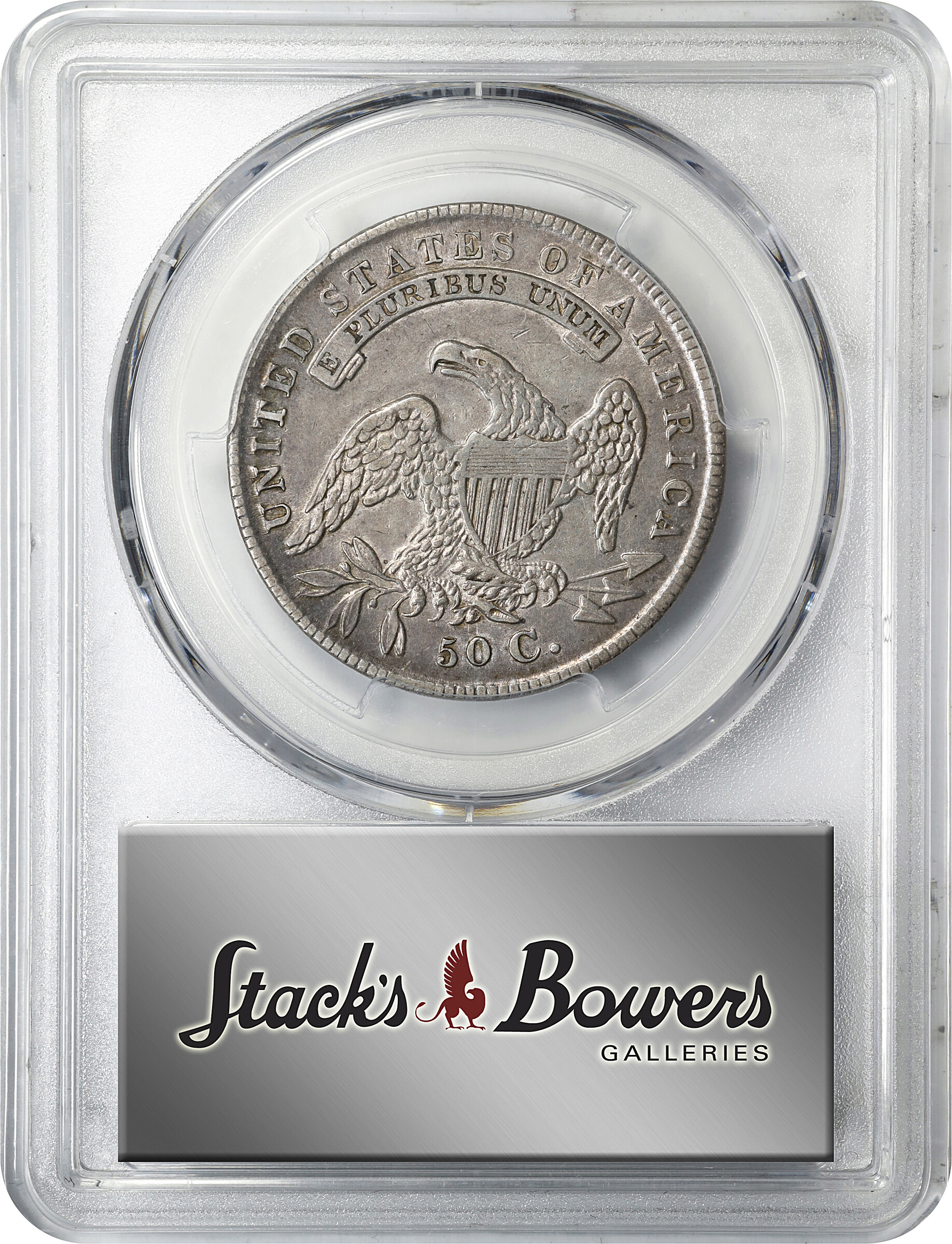 1836 50c Lettered Edge, O-102 G4 CAC thumbnail 14
