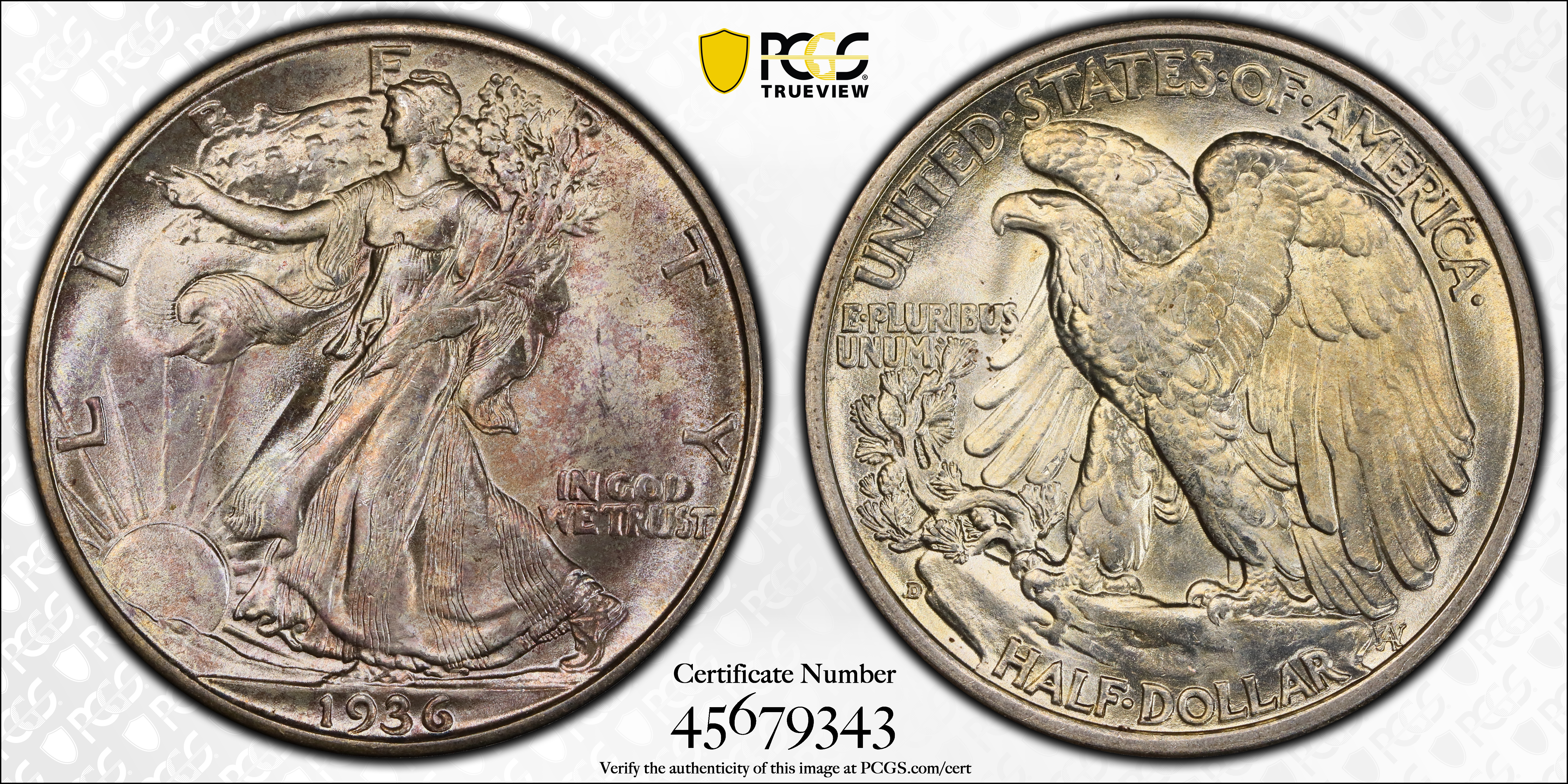 1936-D 50c Doubled Die Obverse, FS-101 MS thumbnail 21