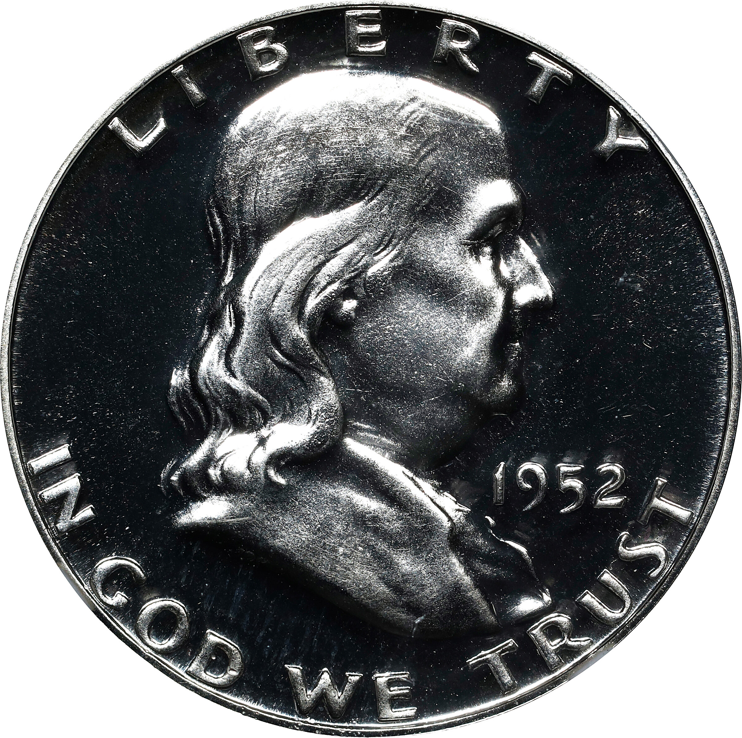 1952 Franklin Half Dollar. Bugs Bunny. Proof-67 (NGC).