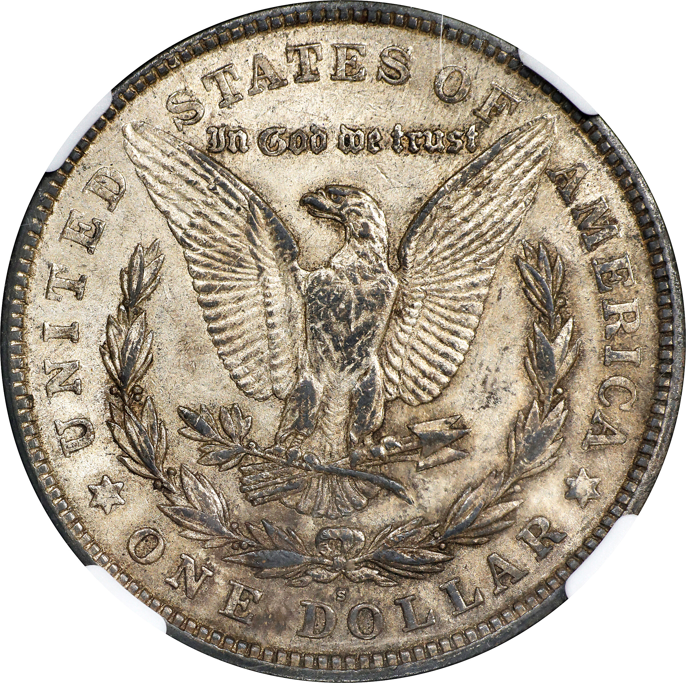 1921-S $1  Thorn Head, VAM-1B6 AU53 thumbnail 2