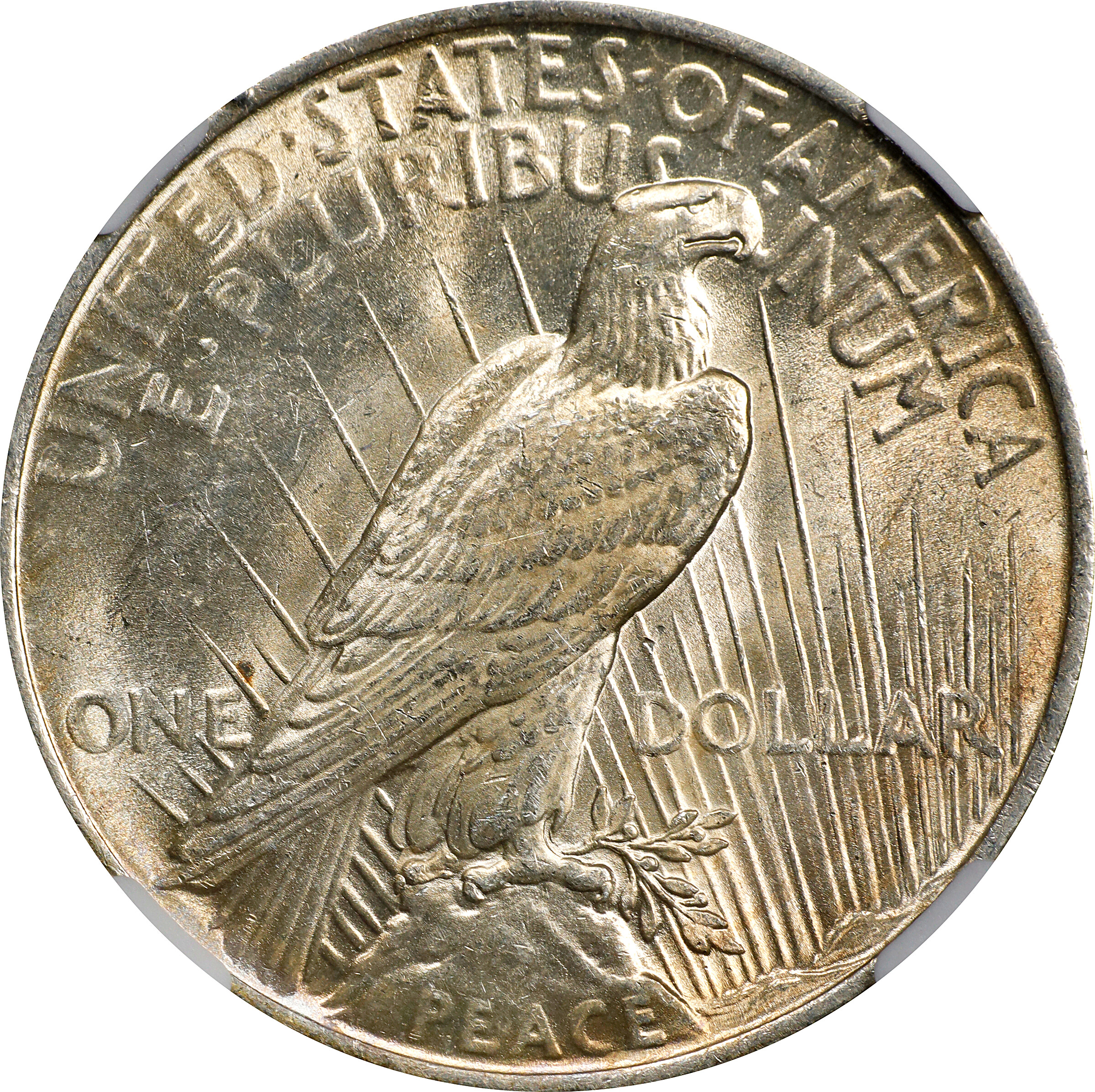 1923 $1  Chin Bar, VAM-1F MS63 thumbnail 2