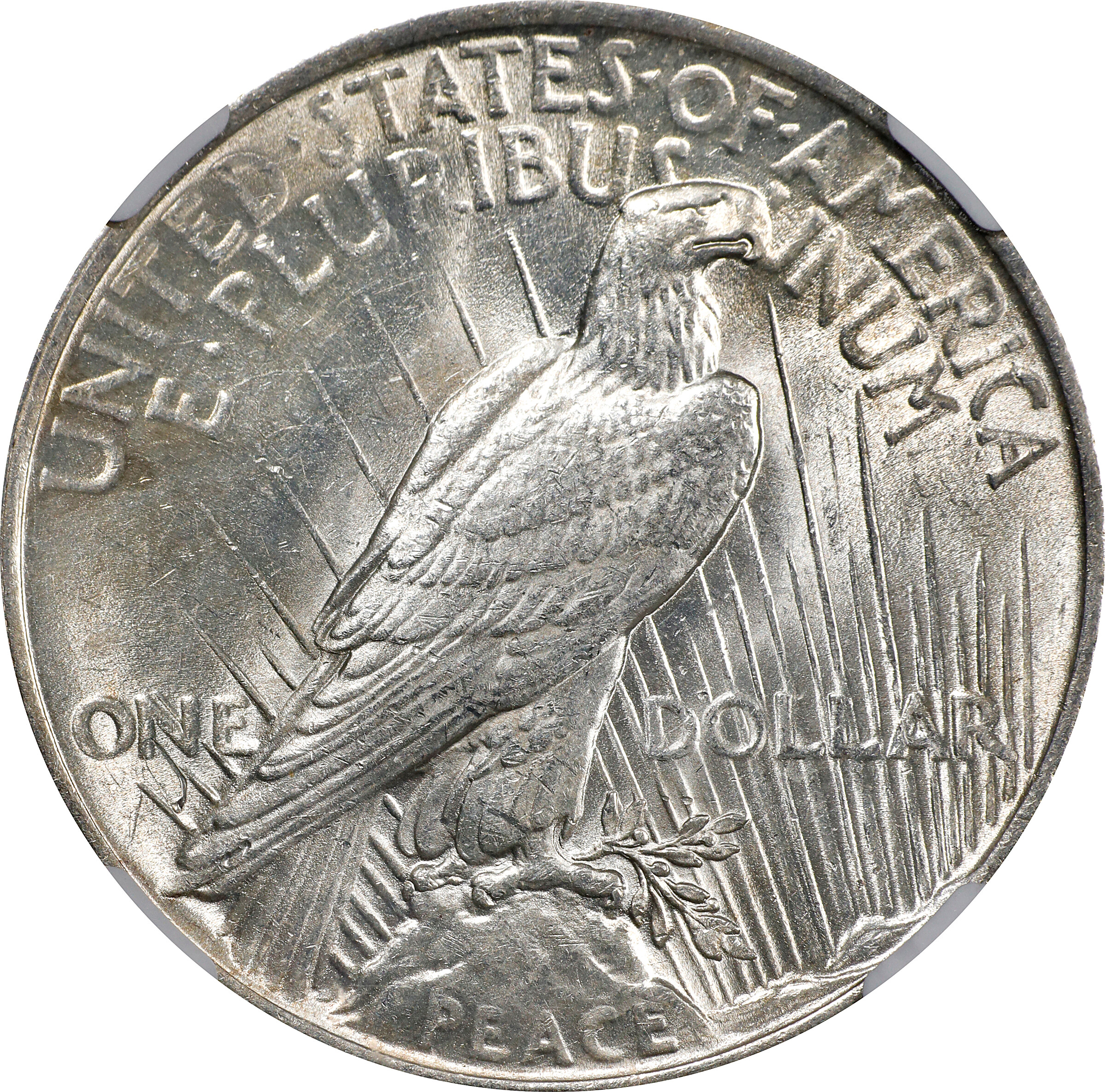 1923 $1  Chin Bar, VAM-1F MS61 thumbnail 2