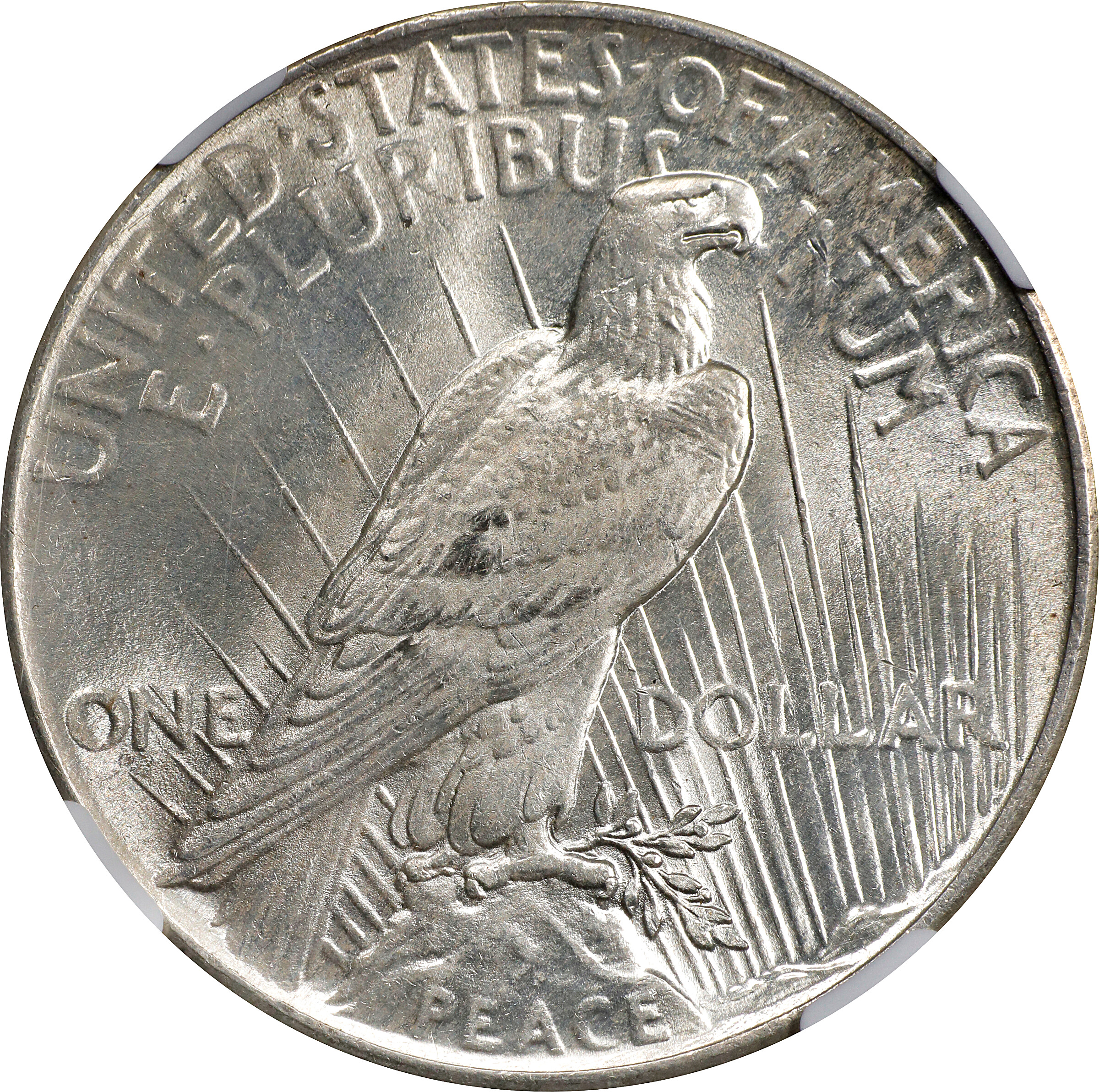 1925 $1  Tiara Die Gouge, VAM-1A1 AU50 thumbnail 9