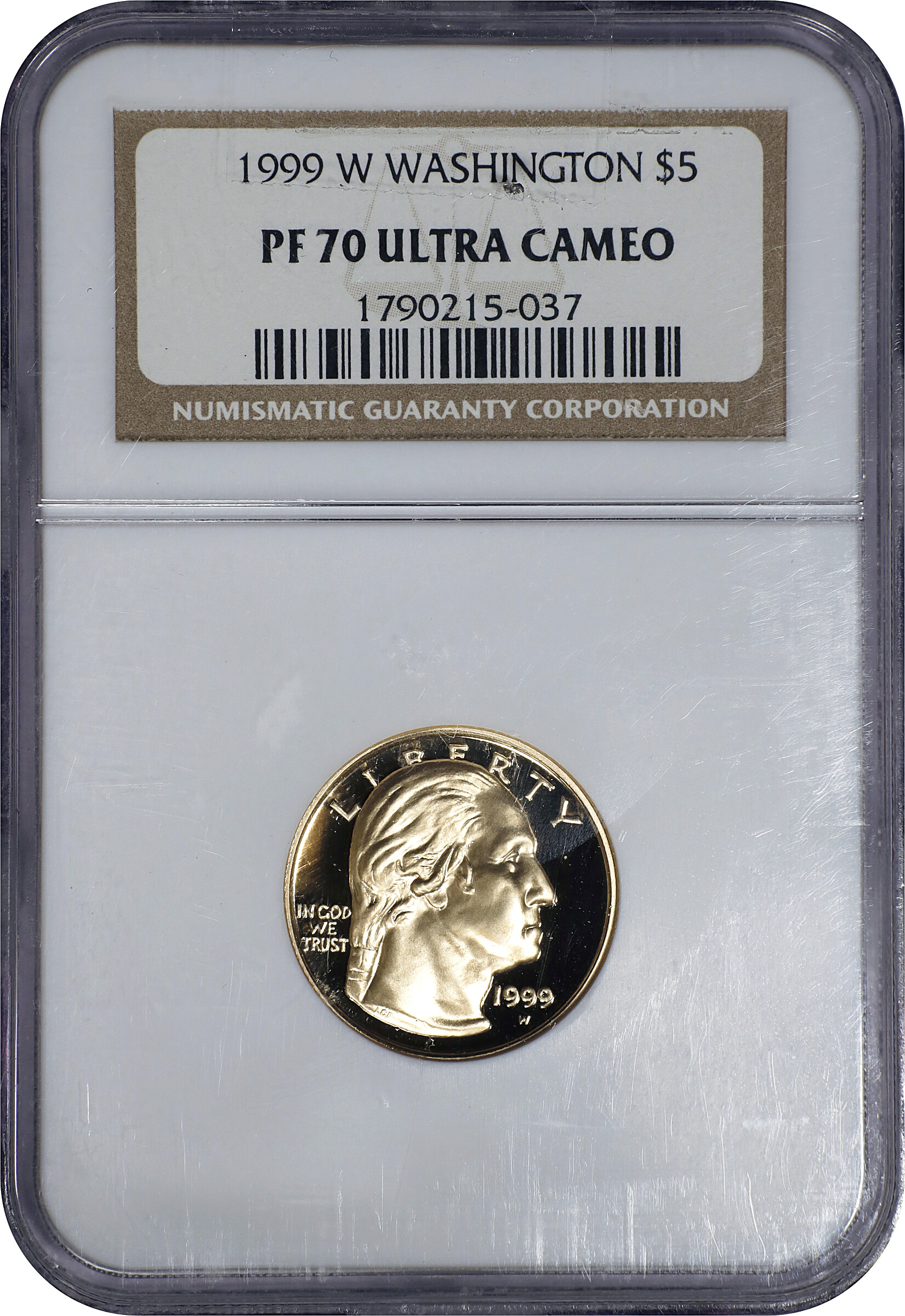 1999-W G$5  Washington's Death Bicentennial PR DCAM OGP thumbnail 12