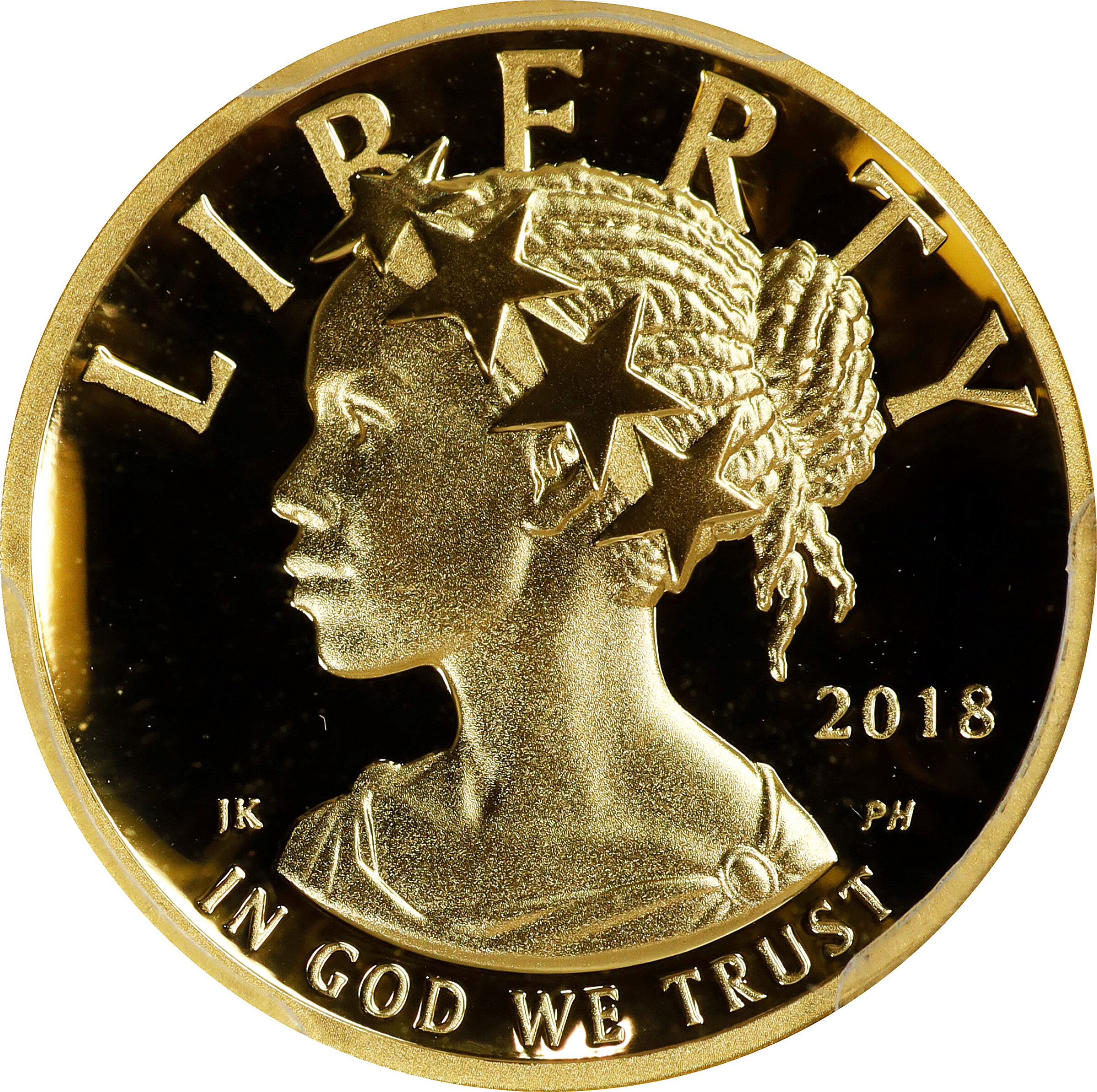 2018-W American Liberty High Relief $10 Gold Coin. Proof-69 Deep Cameo (PCGS).