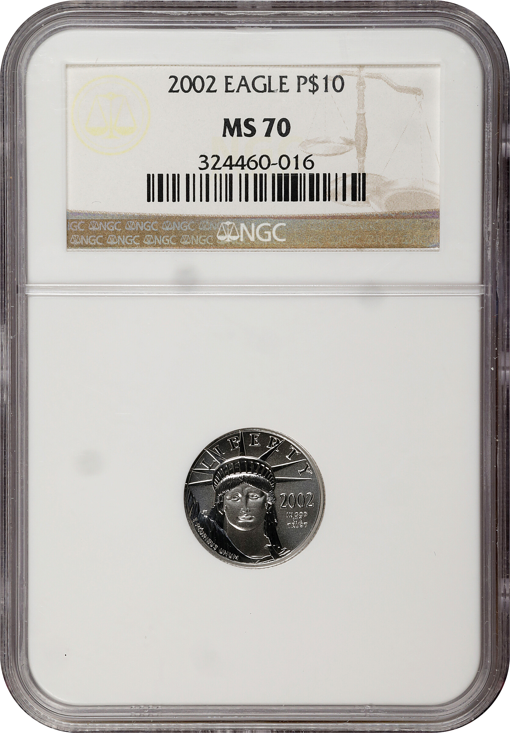 2002 $10  Platinum Eagle MS65 thumbnail 23