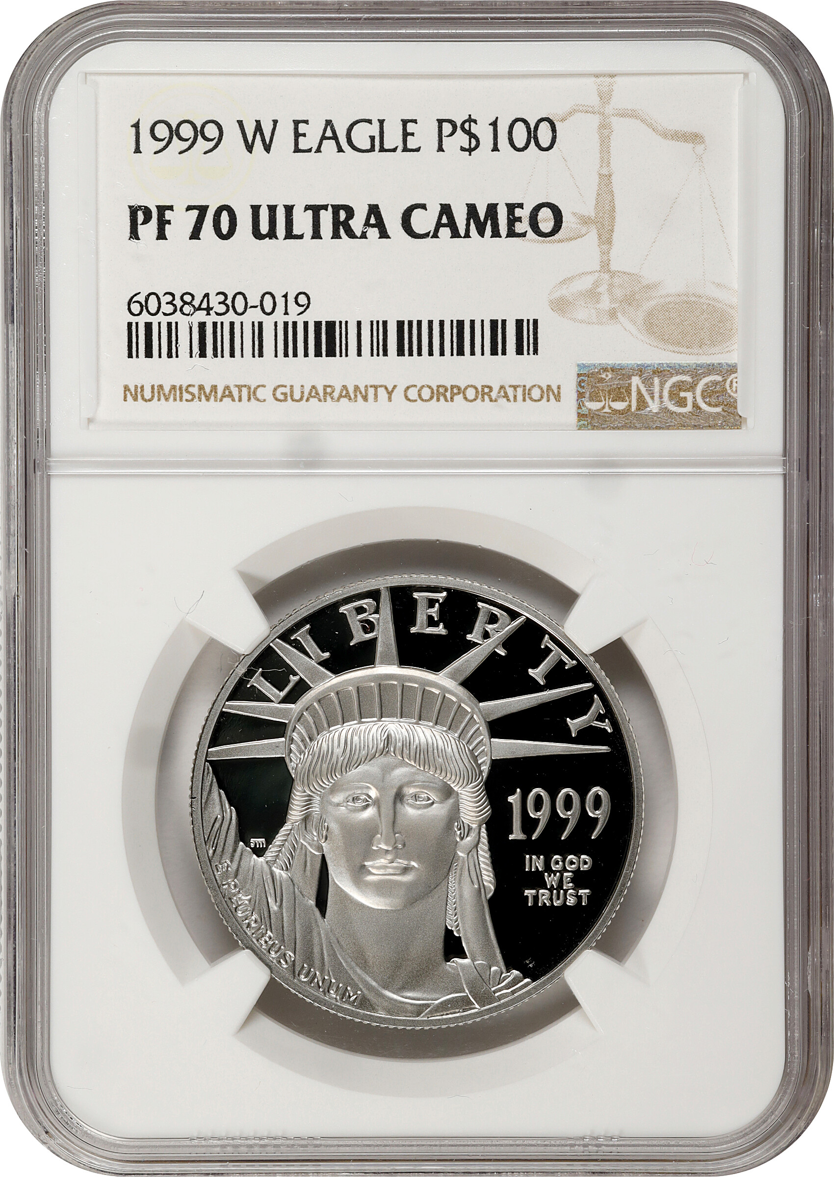 1999-W P$100  Platinum Eagle PR DCAM OGP thumbnail 25