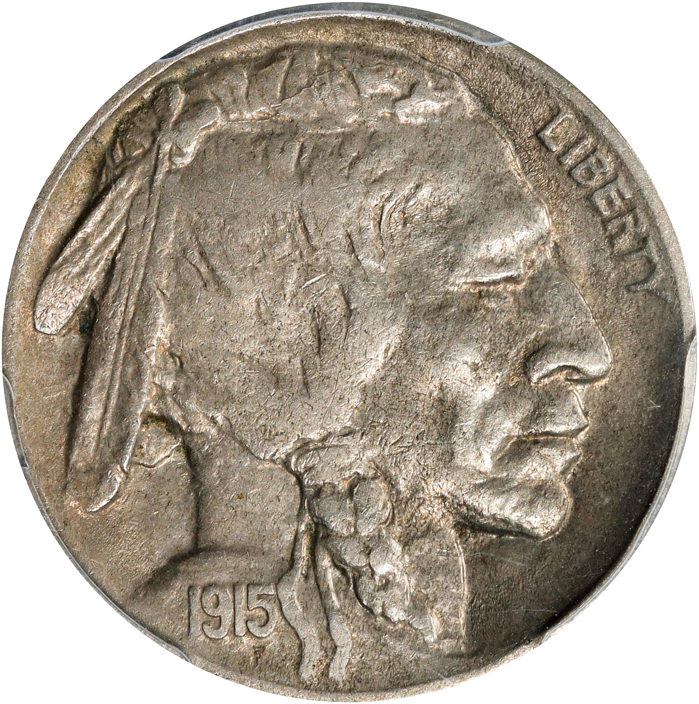 1915-D Buffalo Nickel. EF-40 (PCGS).