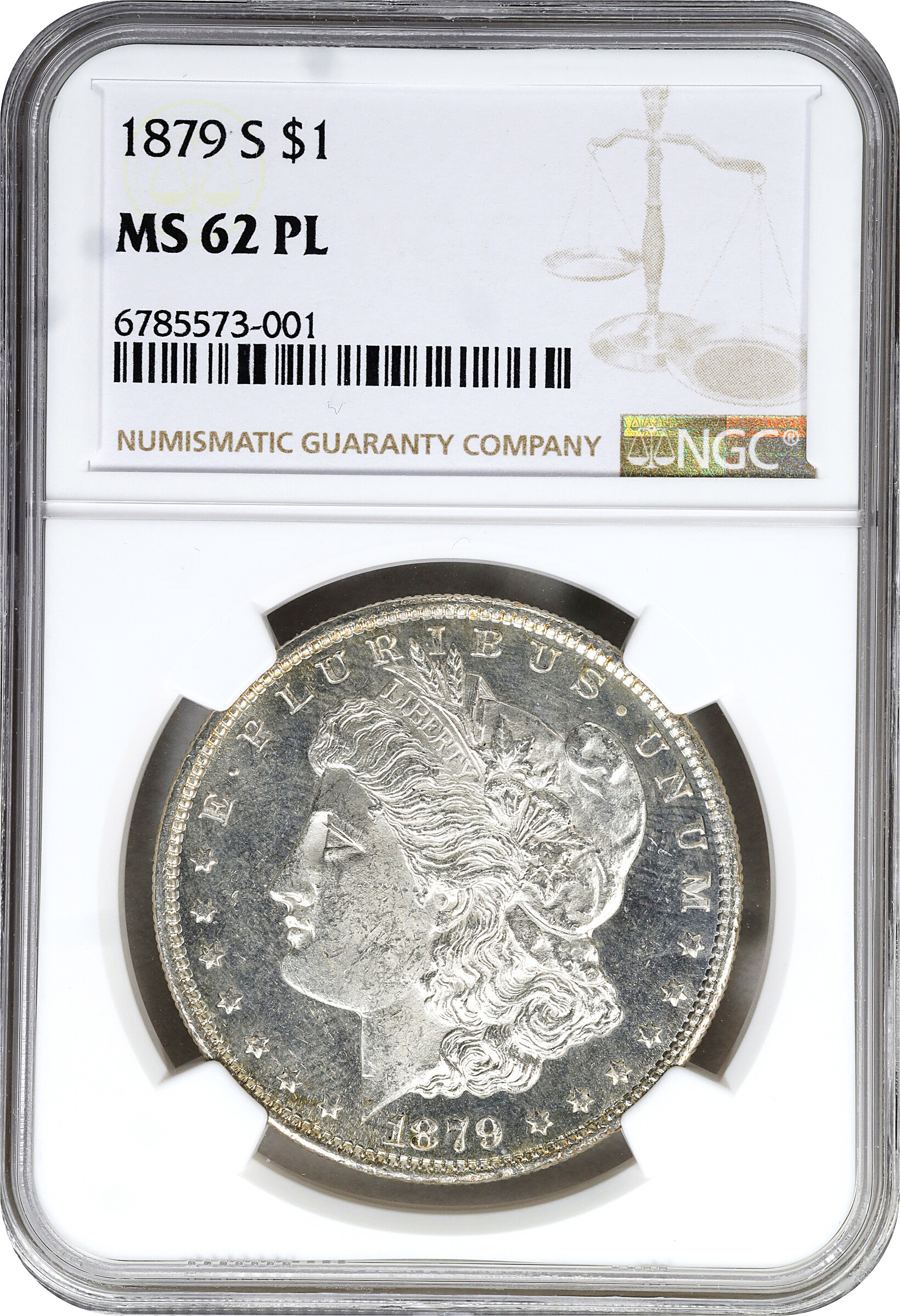 1879-S $1  MS PL AU53 PL thumbnail 10