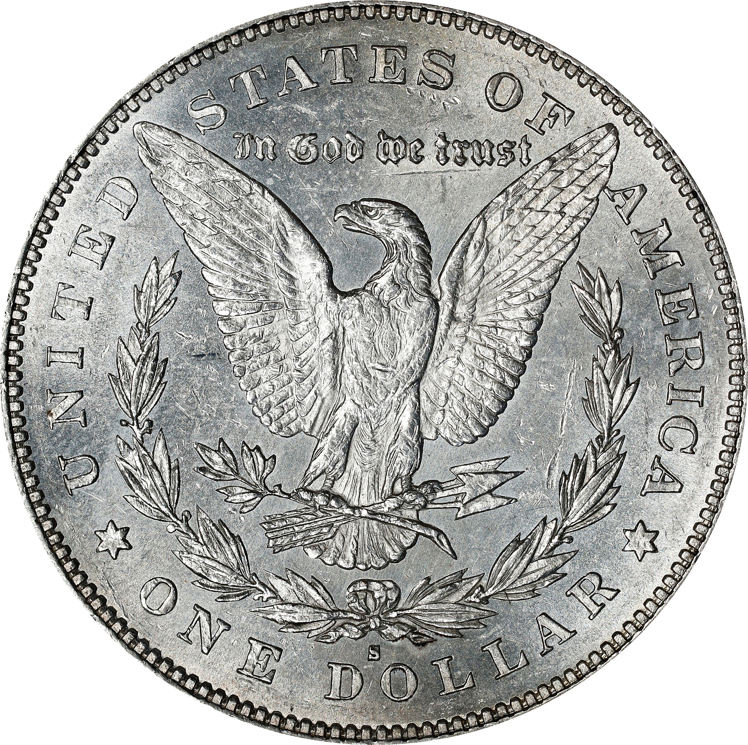 1879-S $1  Reverse of 1878, VAM-52 AU58 thumbnail 3