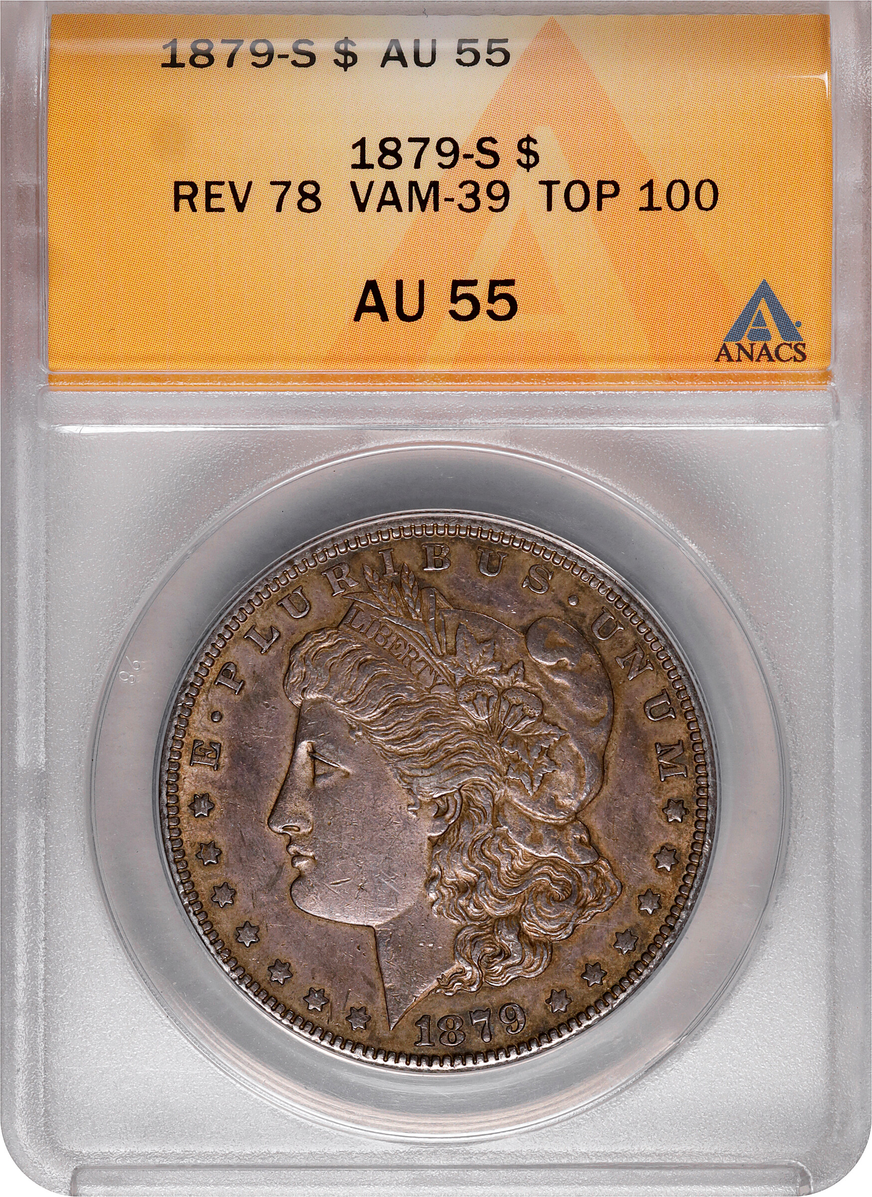 1879-S $1  Reverse of 1878, VAM-39 VF30 thumbnail 21