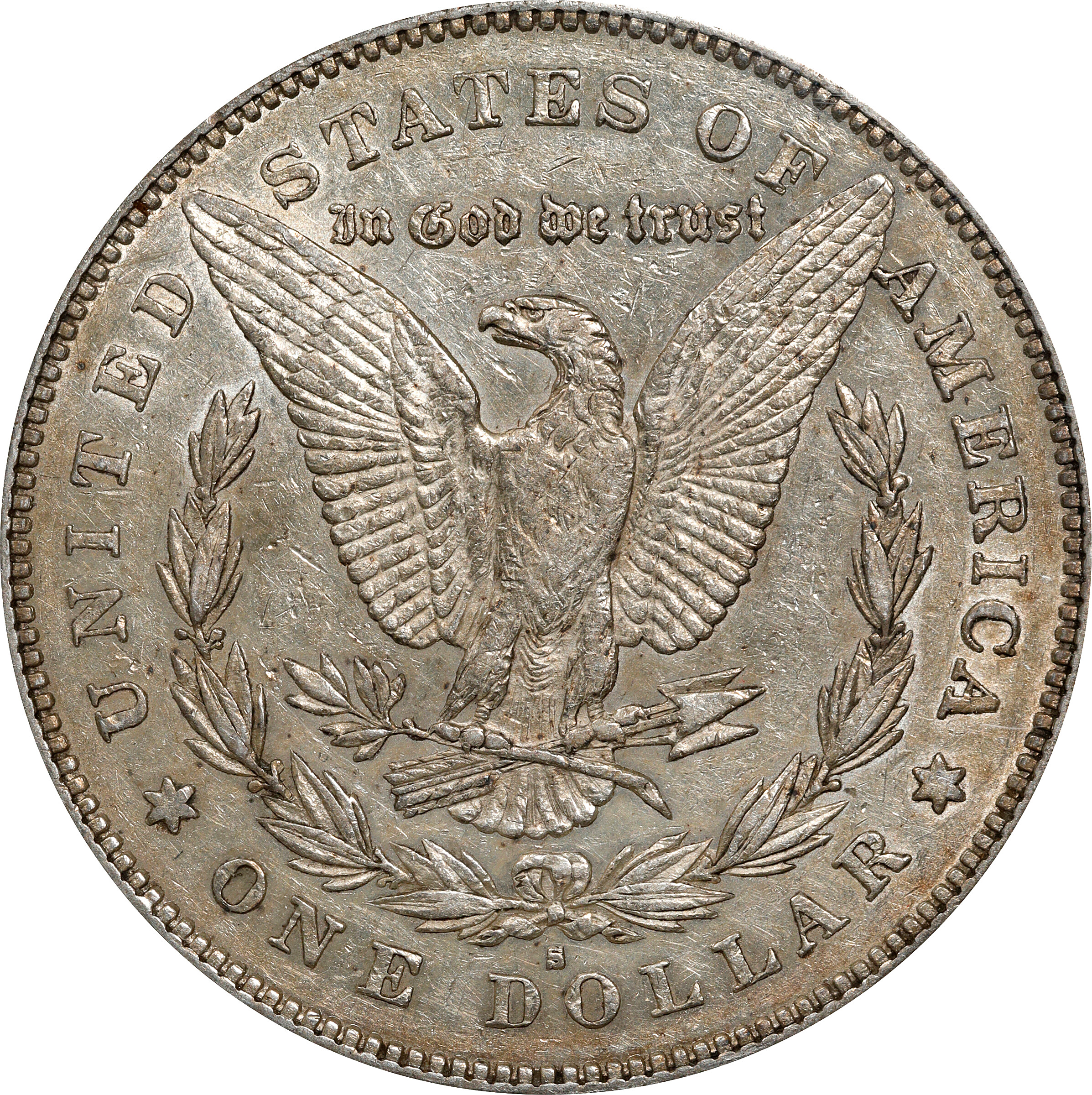 1879-S $1  Reverse of 1878, VAM-52 AU50 thumbnail 2