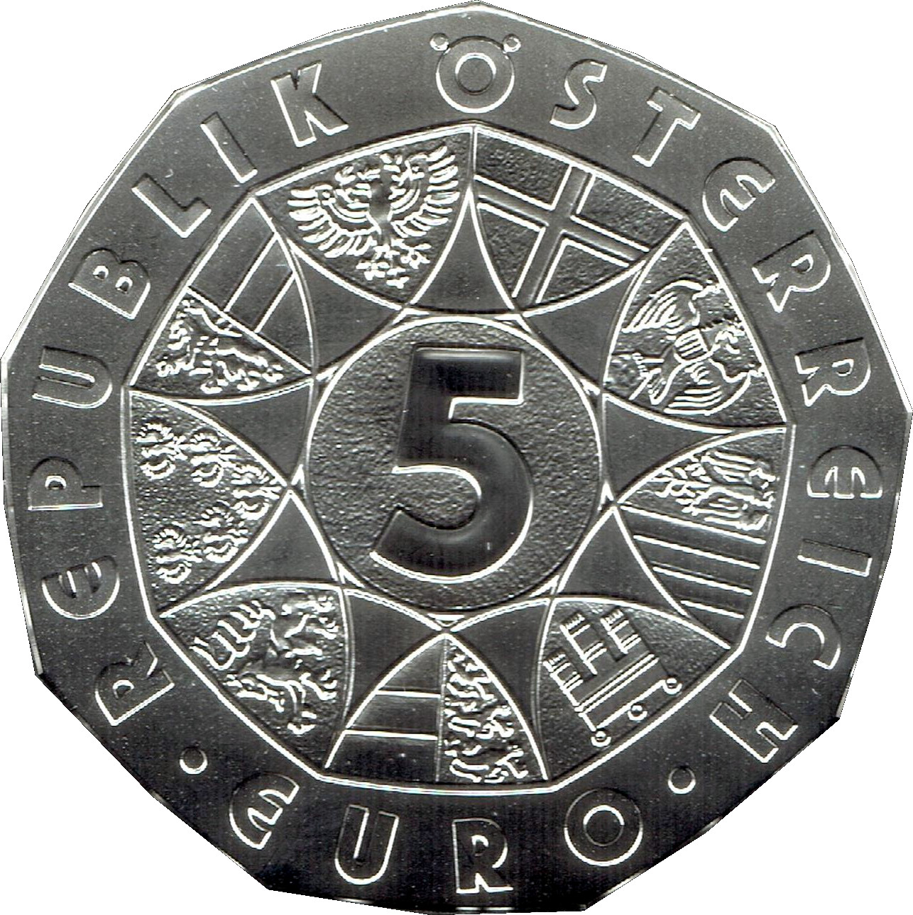 2016 5 Eu special uncirculated in mint folder MS