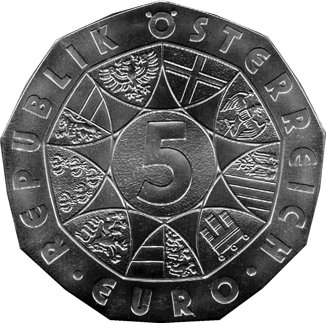 2016 5 Eu special uncirculated in mint folder MS