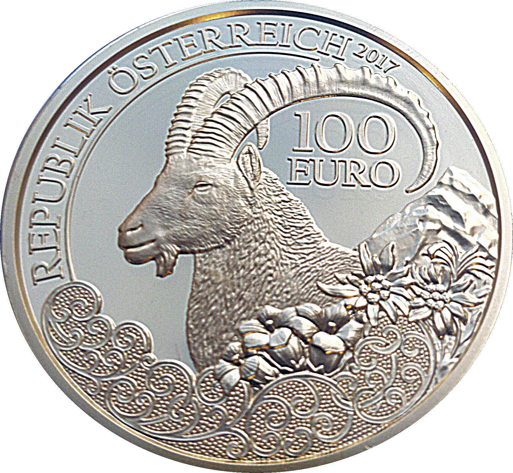 2017 100 Eu Proof PR