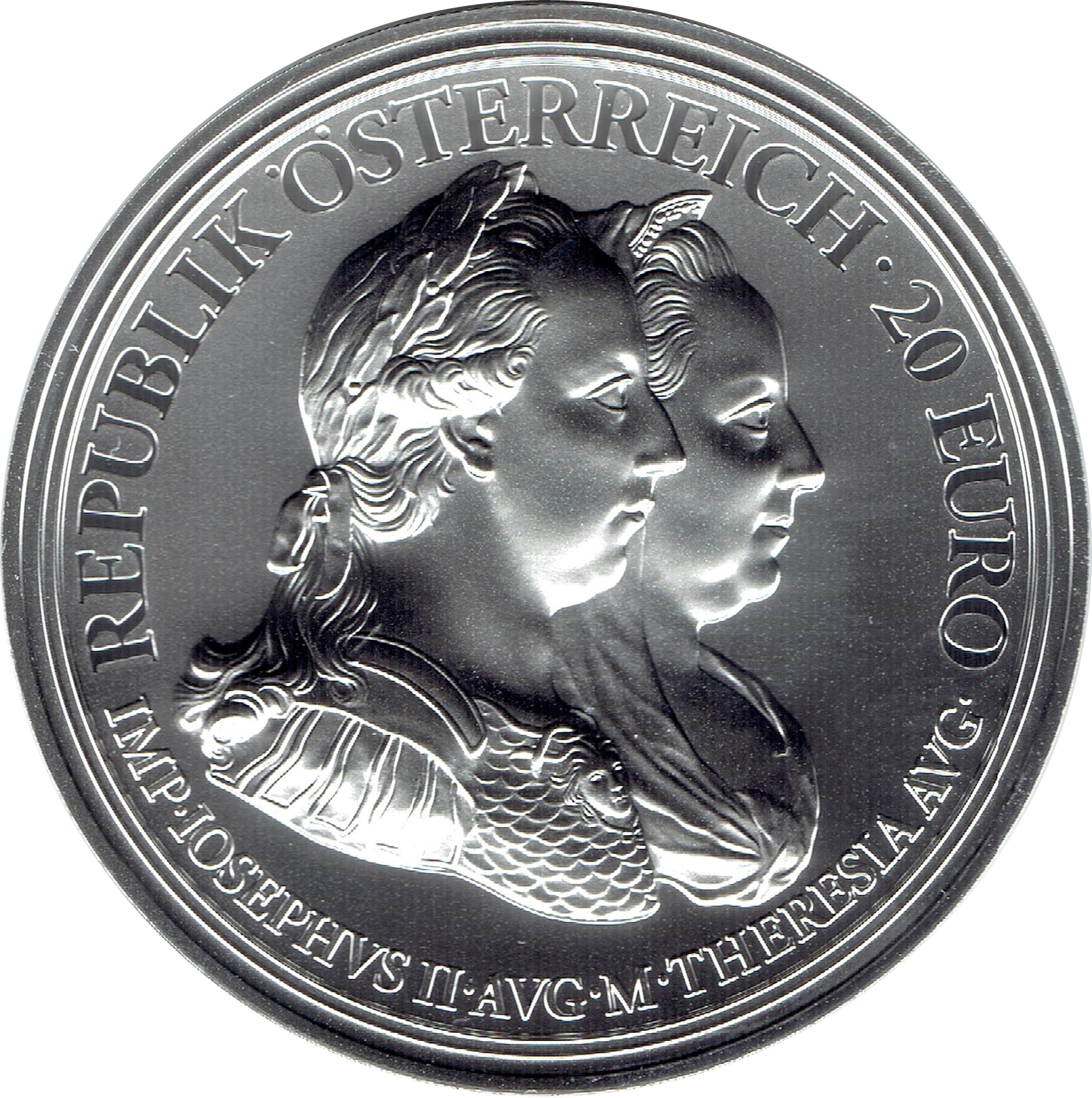 2018 20 Eu Proof (high relief) PR