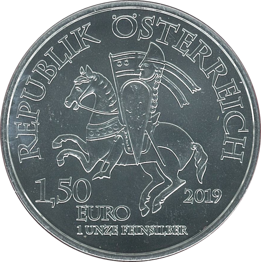 2019  1½ Eu BU in blister MS