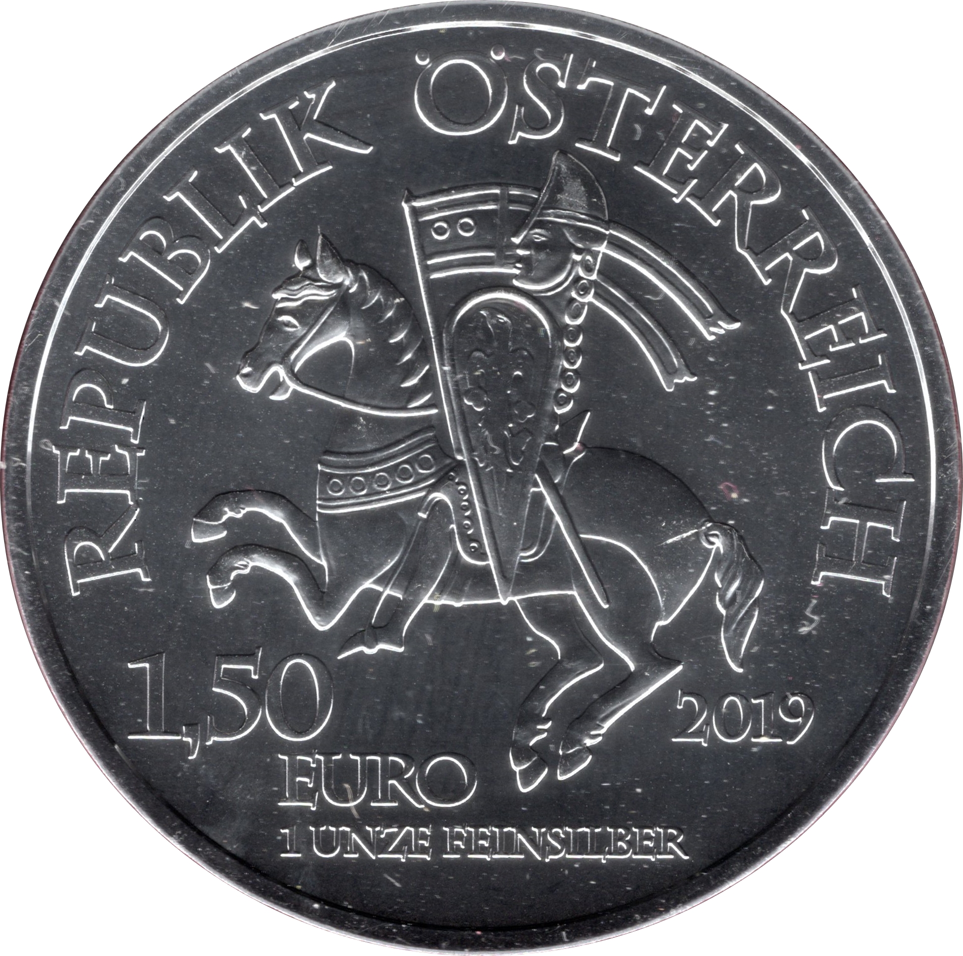 2019  1½ Eu BU in blister package MS