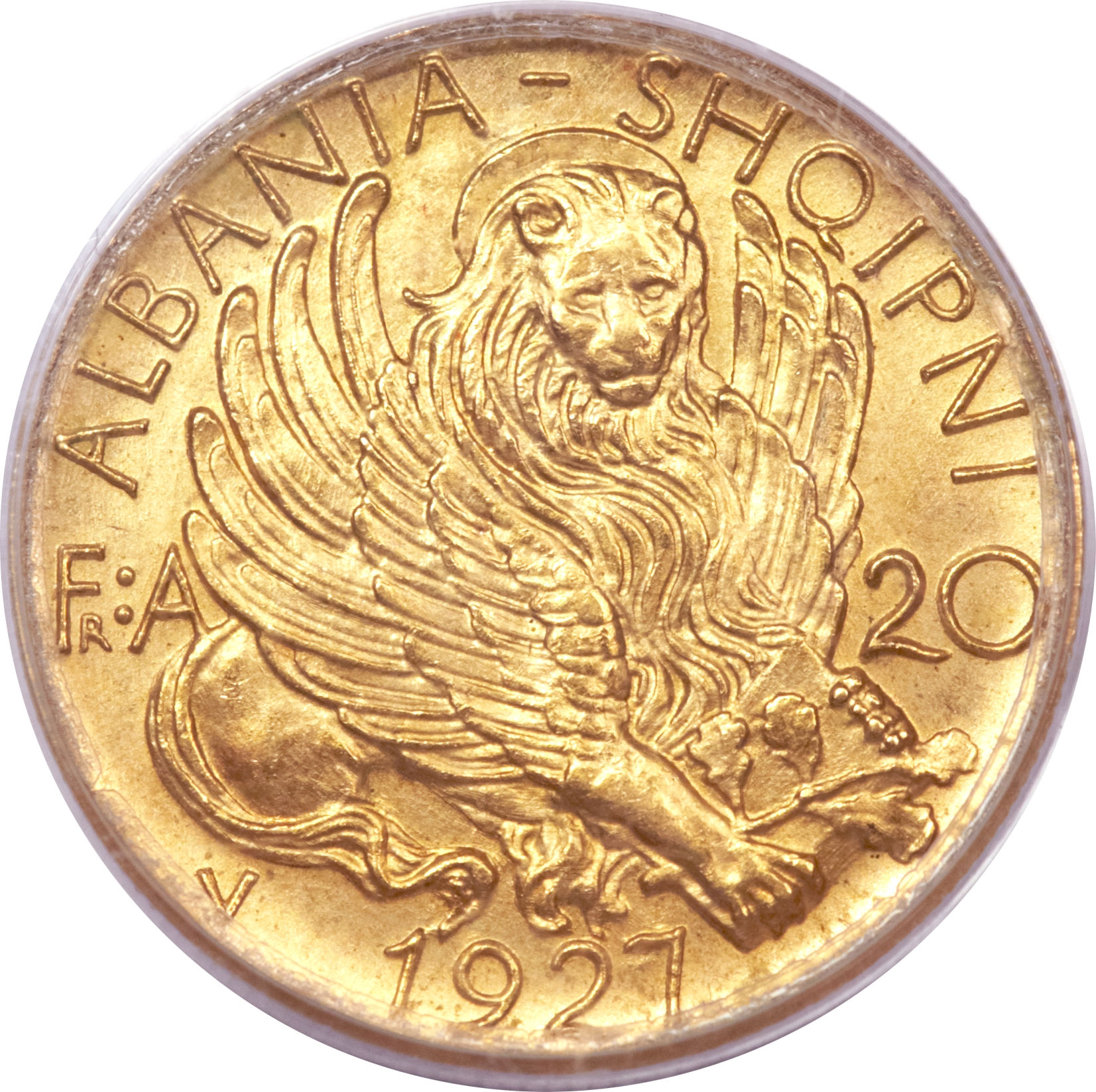 1926 20 Fr Ar Fr #5 MS