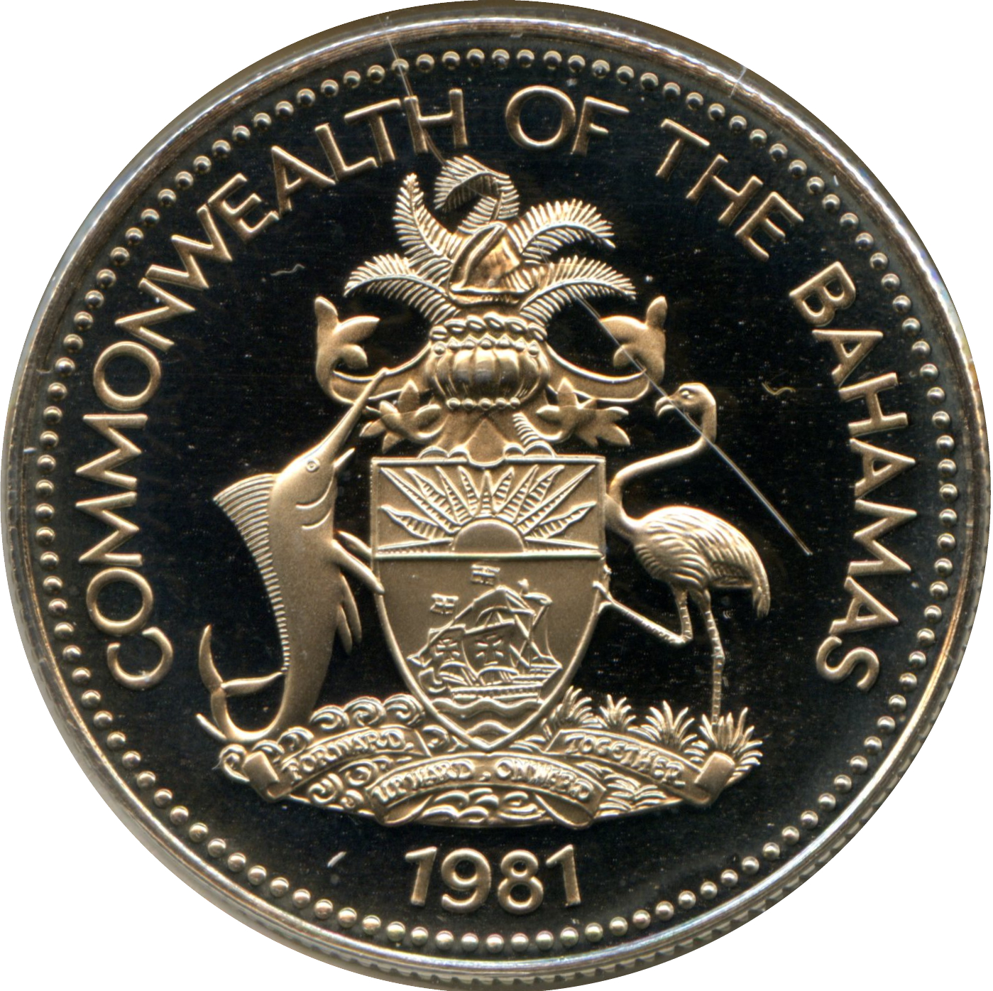 1974 50 Ce with mintmark MS