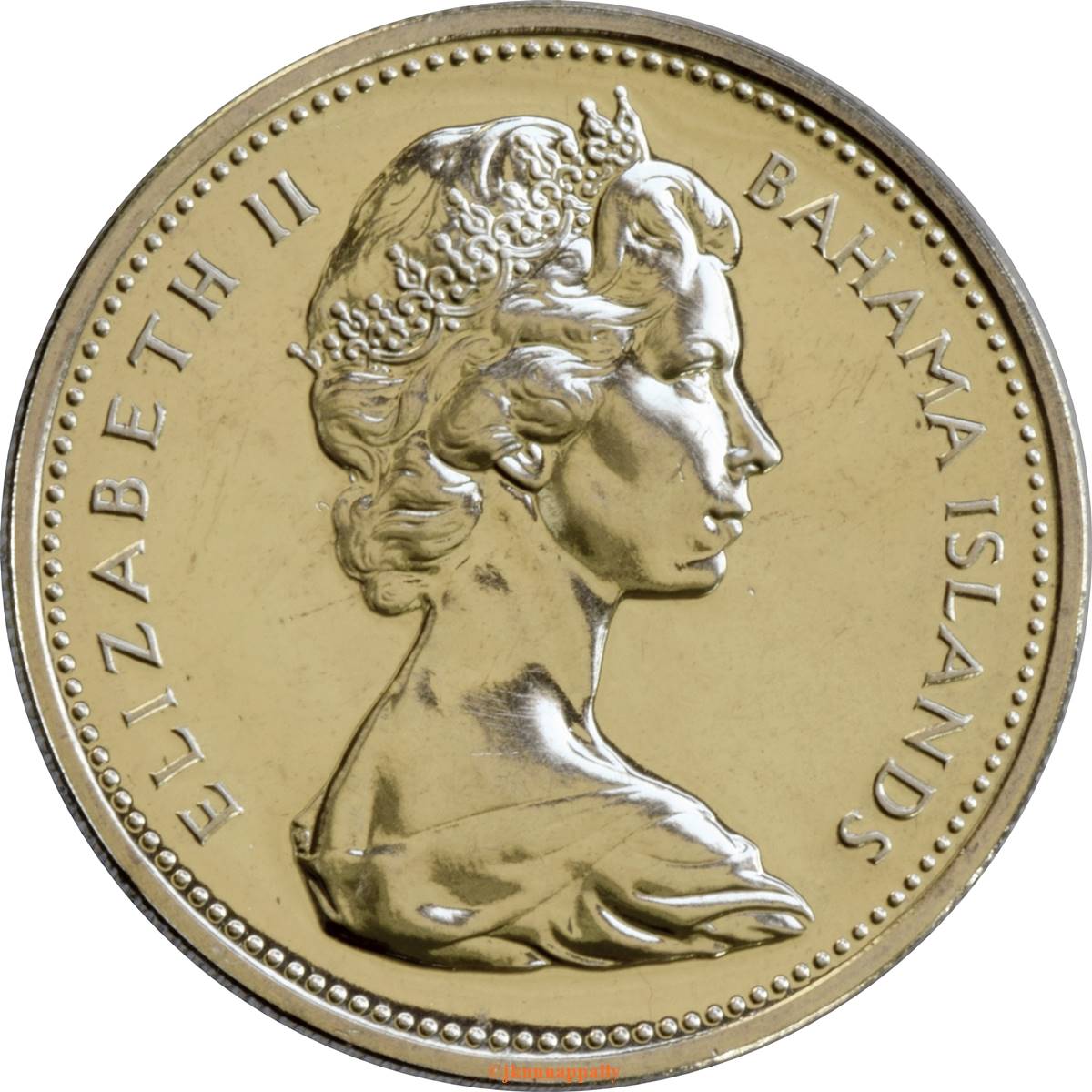 1966 25 Ce Minted in 1966-1969; London Mint MS
