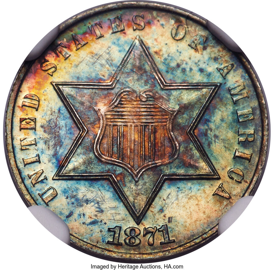 1871 3CS PR67 NGC....