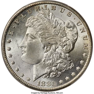image for: 1880-O $1 Hangnail, VAM-48, MS65 PCGS....