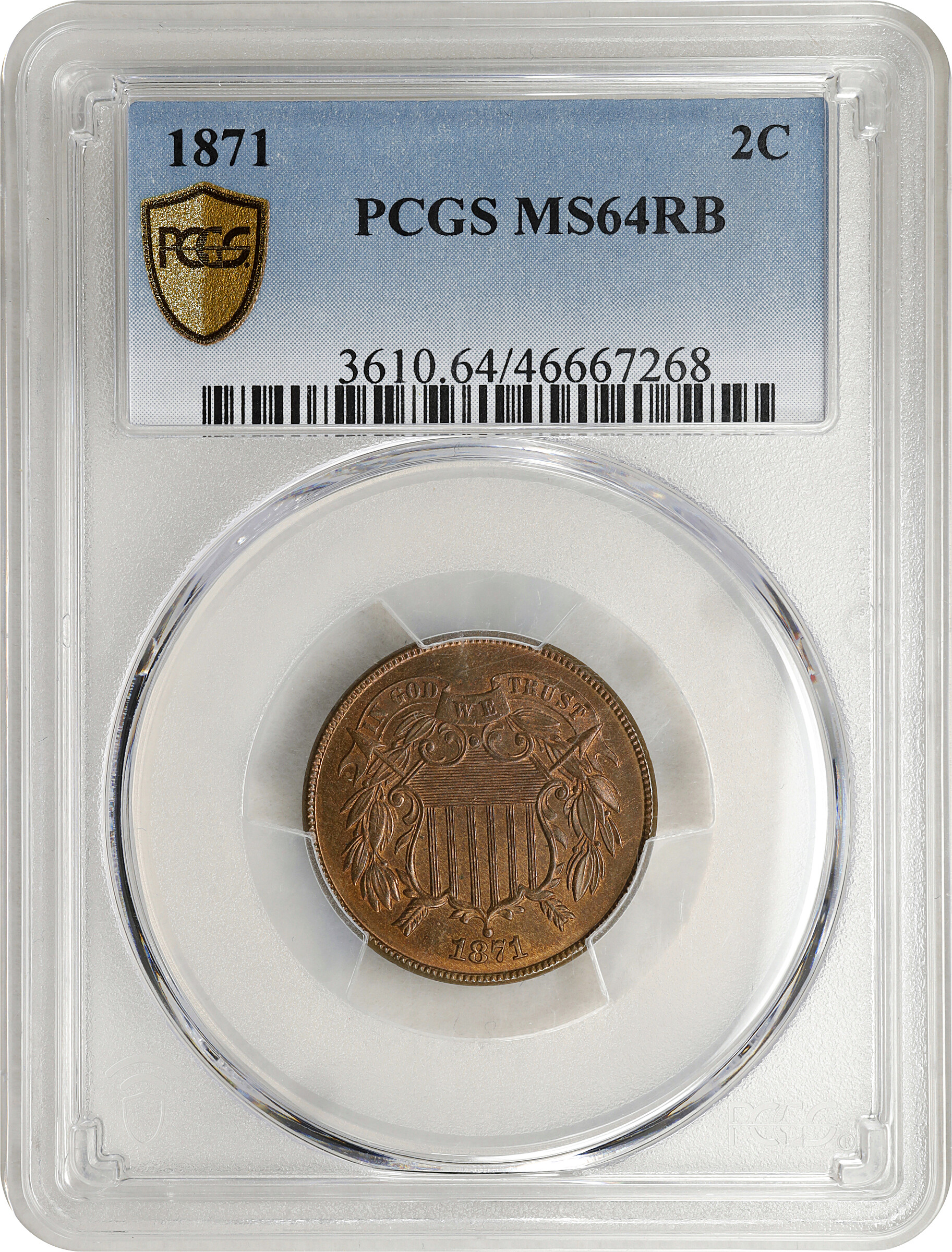 1871 2c MS RB MS64 RB thumbnail 6