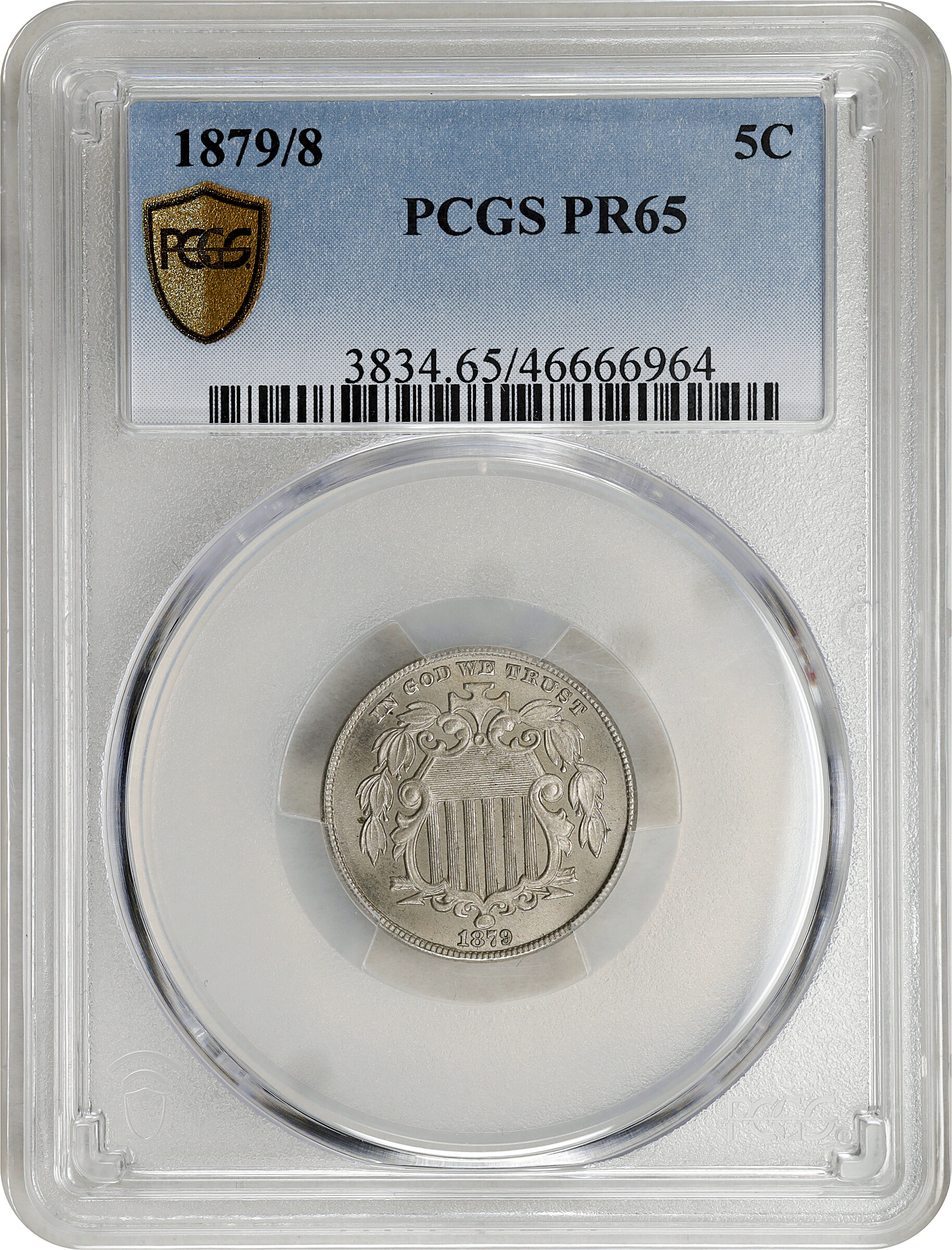 1879/8 5c PR60 CAC thumbnail 25