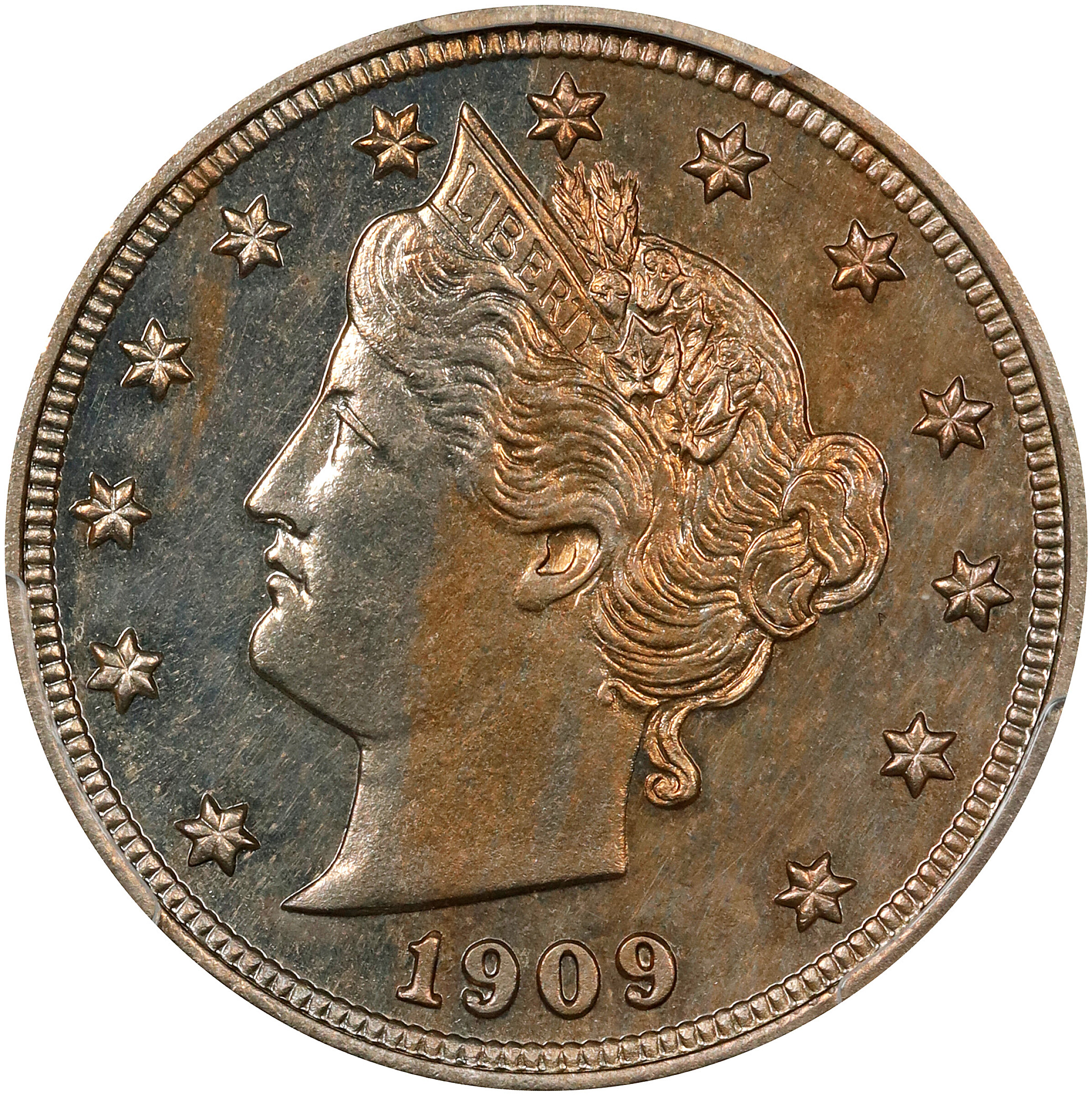 1909 Liberty Head Nickel. Proof-62 (PCGS).